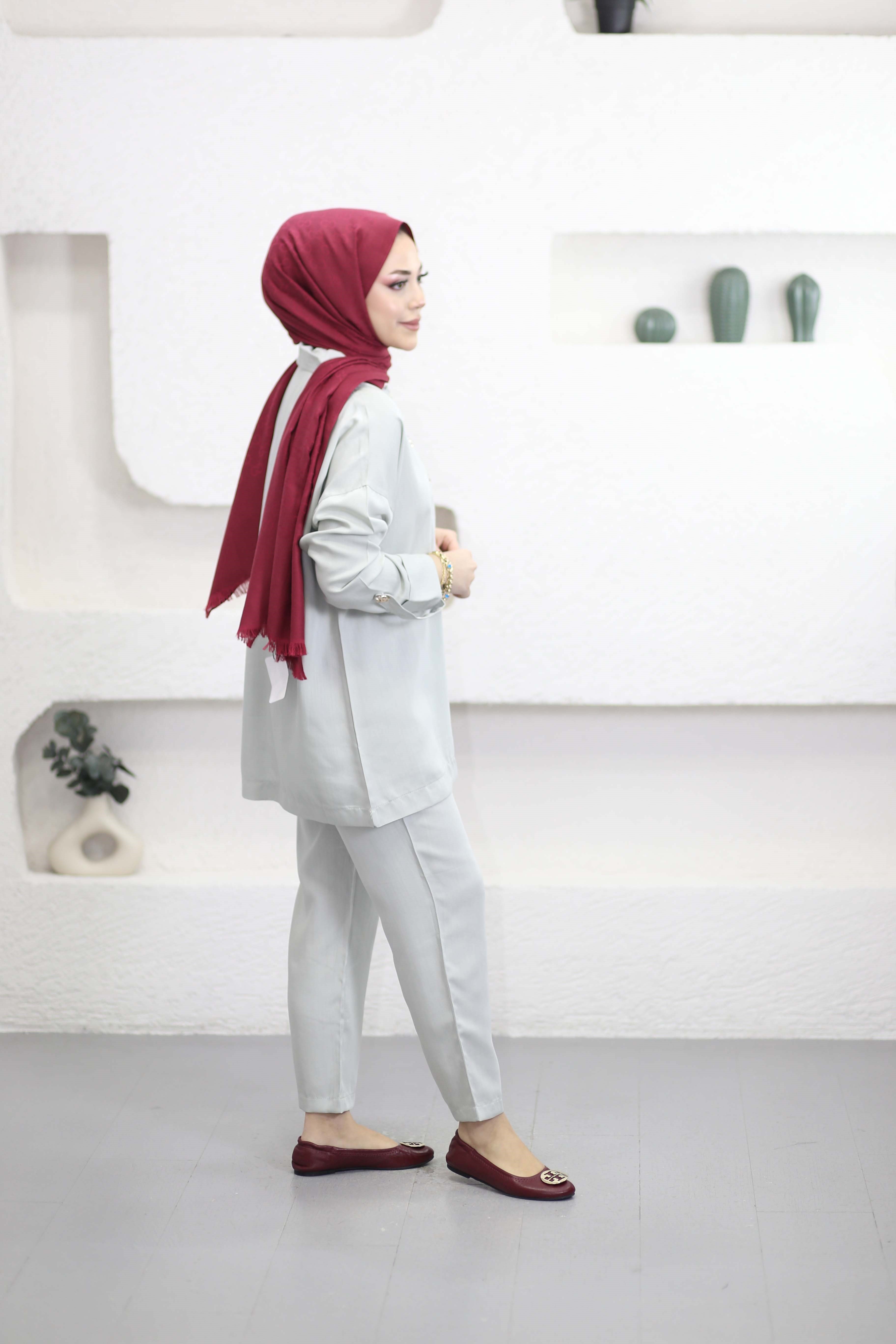 Yonca Takım Gri 5802