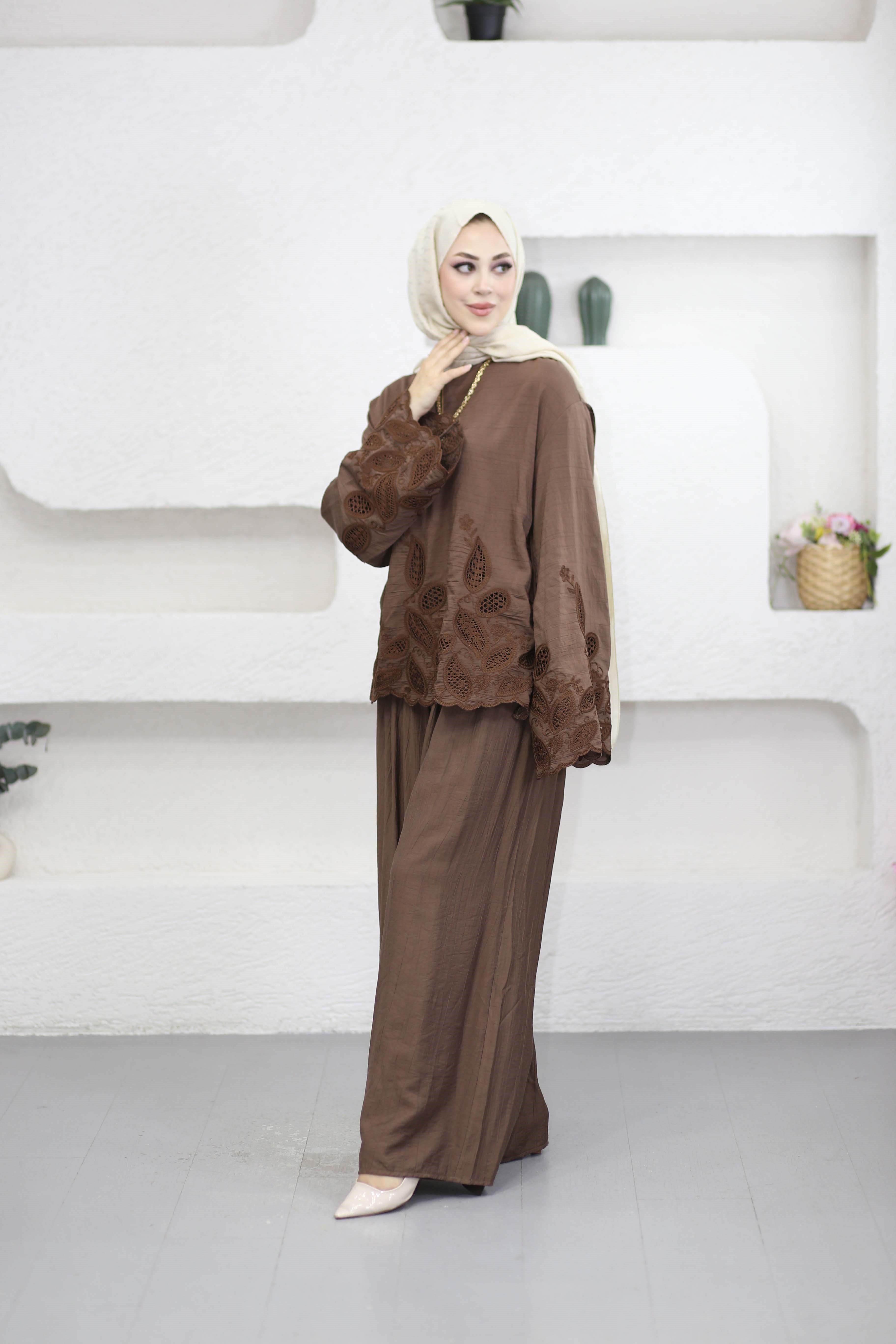 Dolly Takım Kahverengi 5805