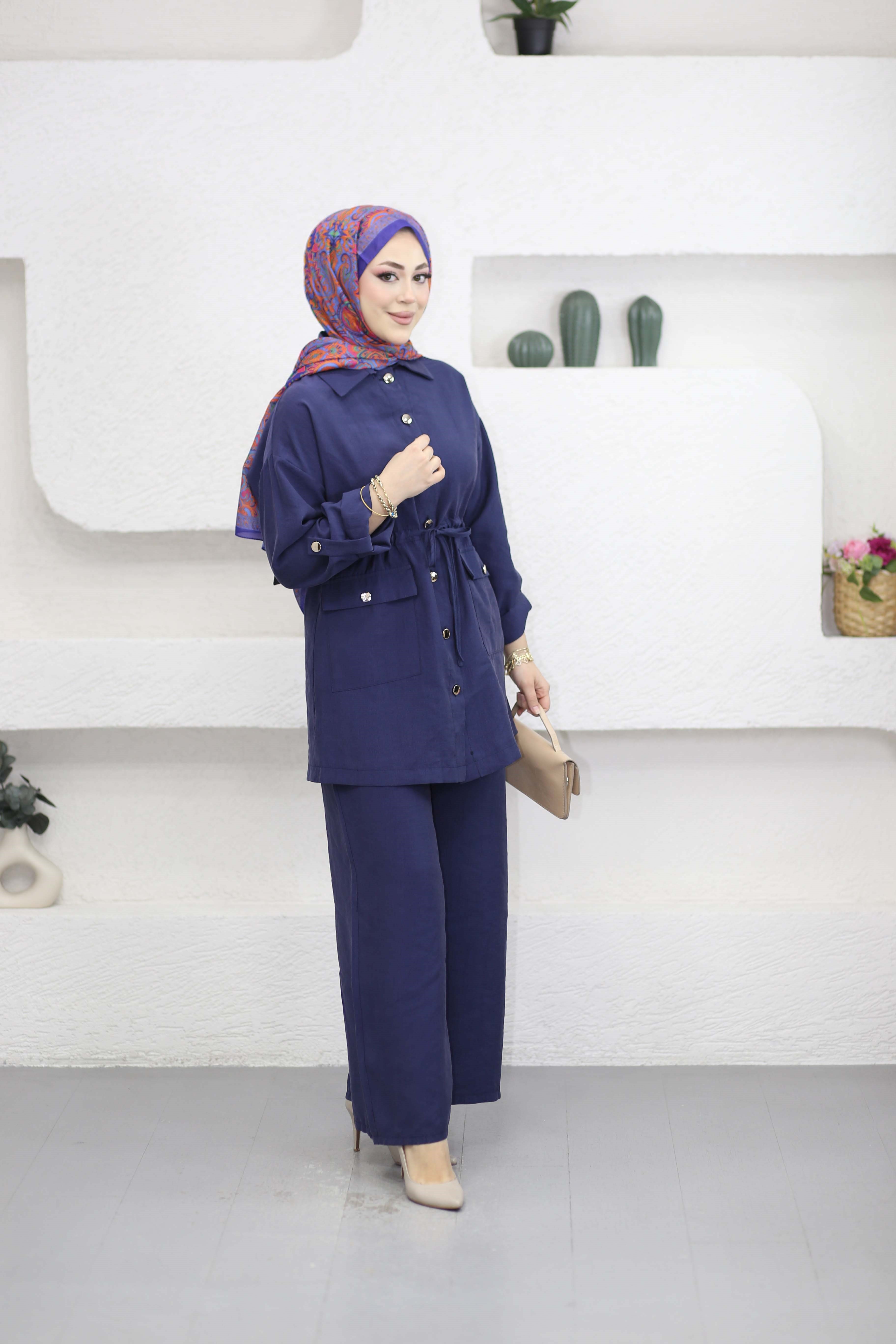 Sahra Takım Lacivert 3184