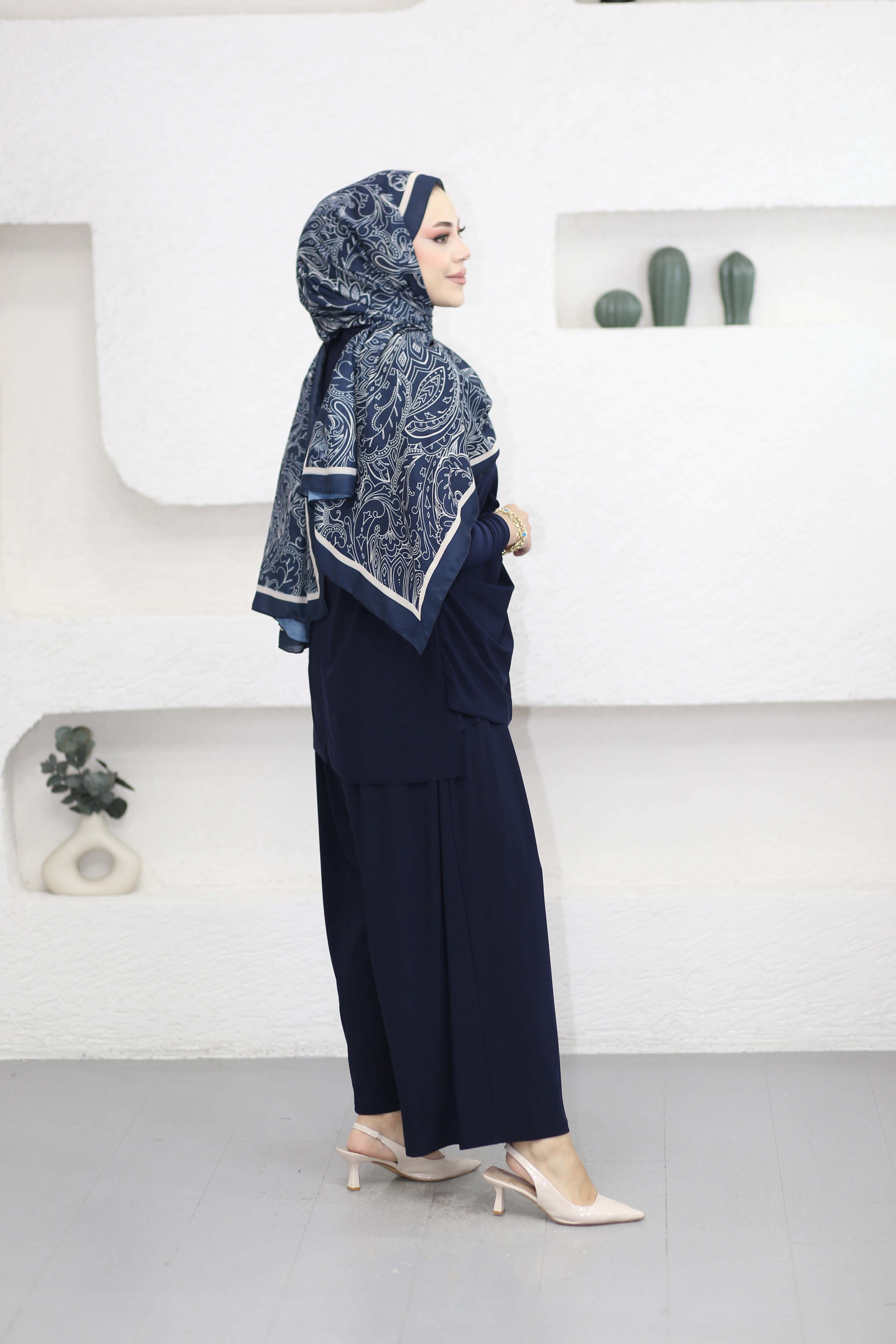 Asude Sandy Takım Lacivert 0947
