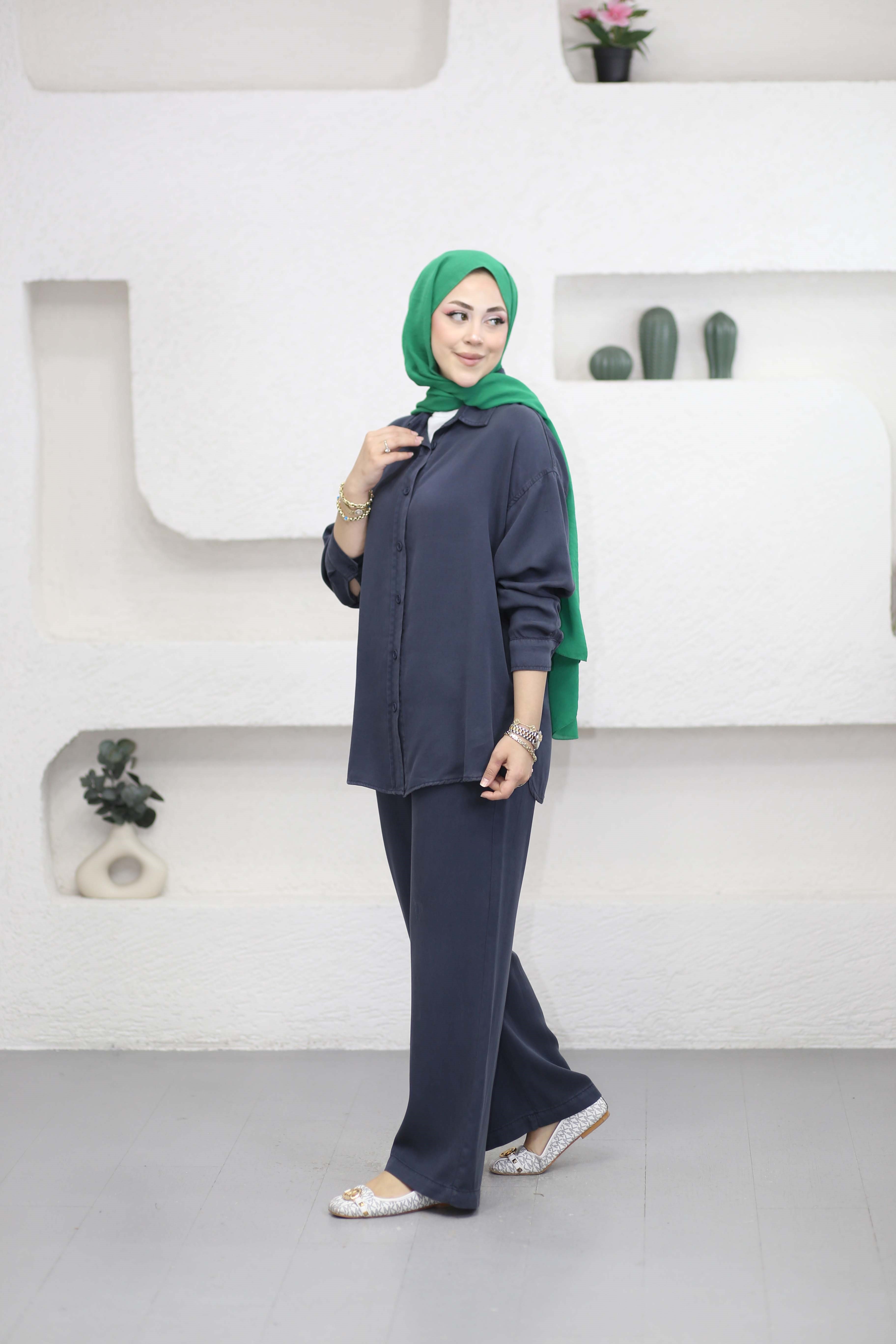 Sena Denim Takım Antrasit 7415