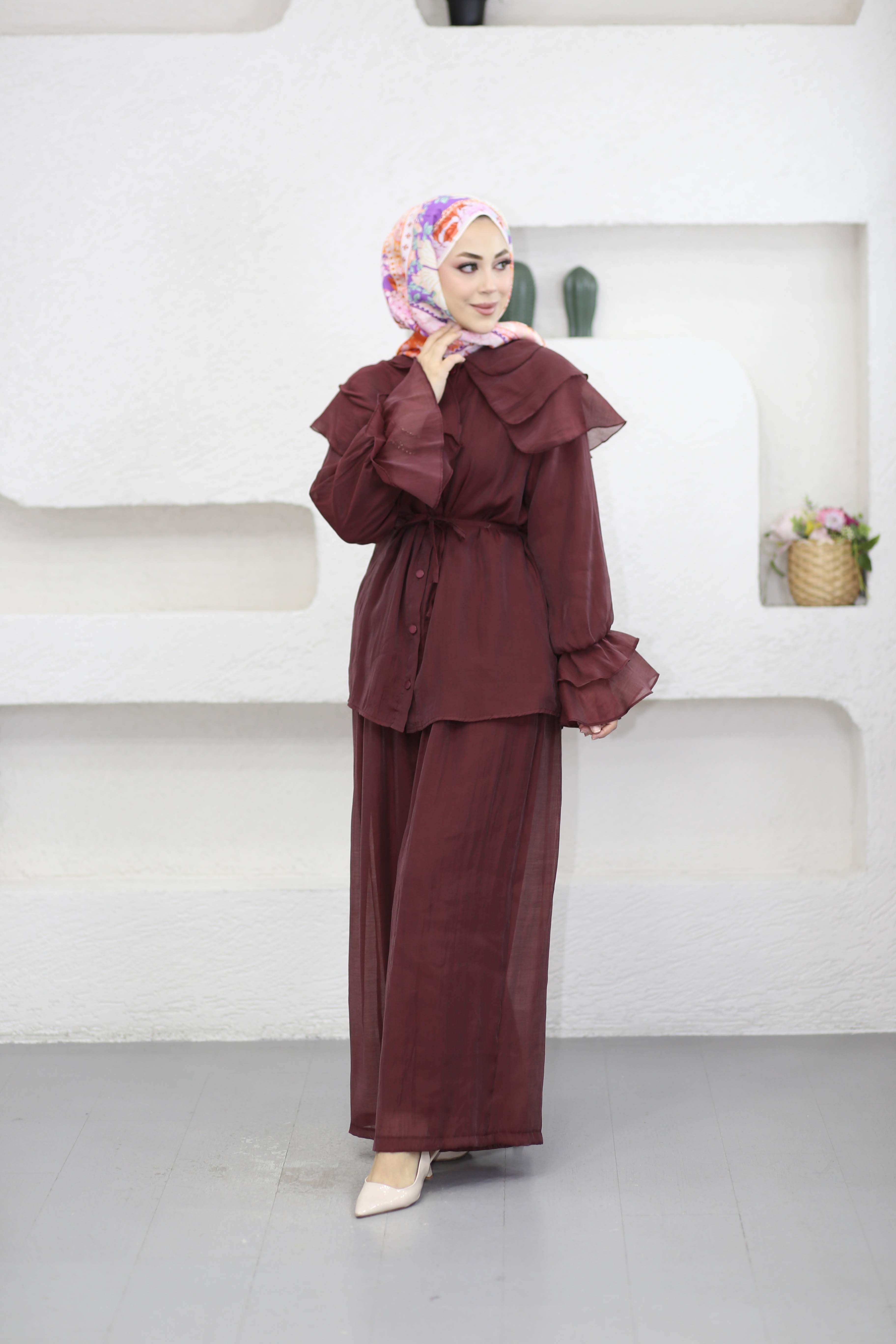 Küba Takım Bordo 6446