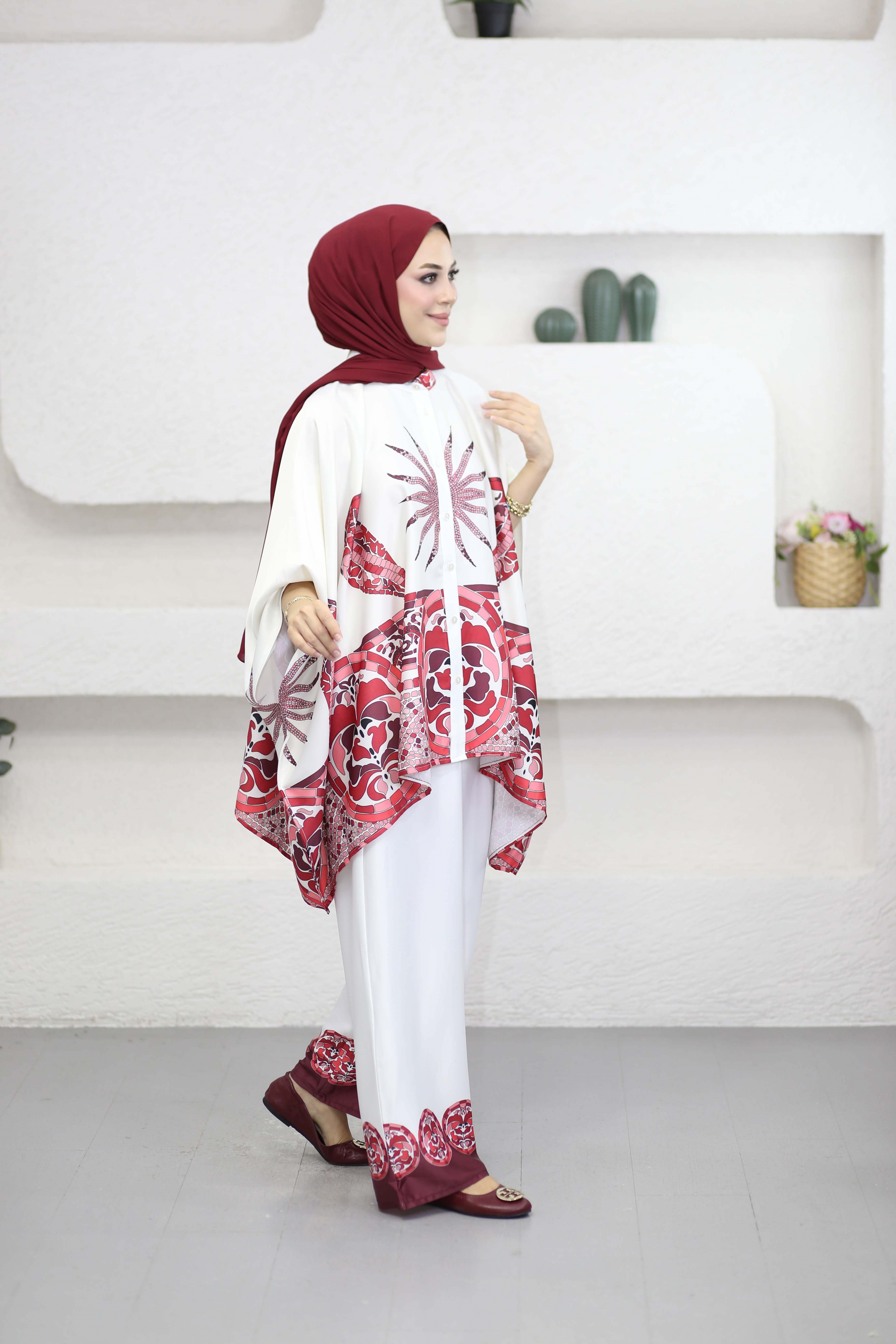 Güneş Takım Bordo 3154