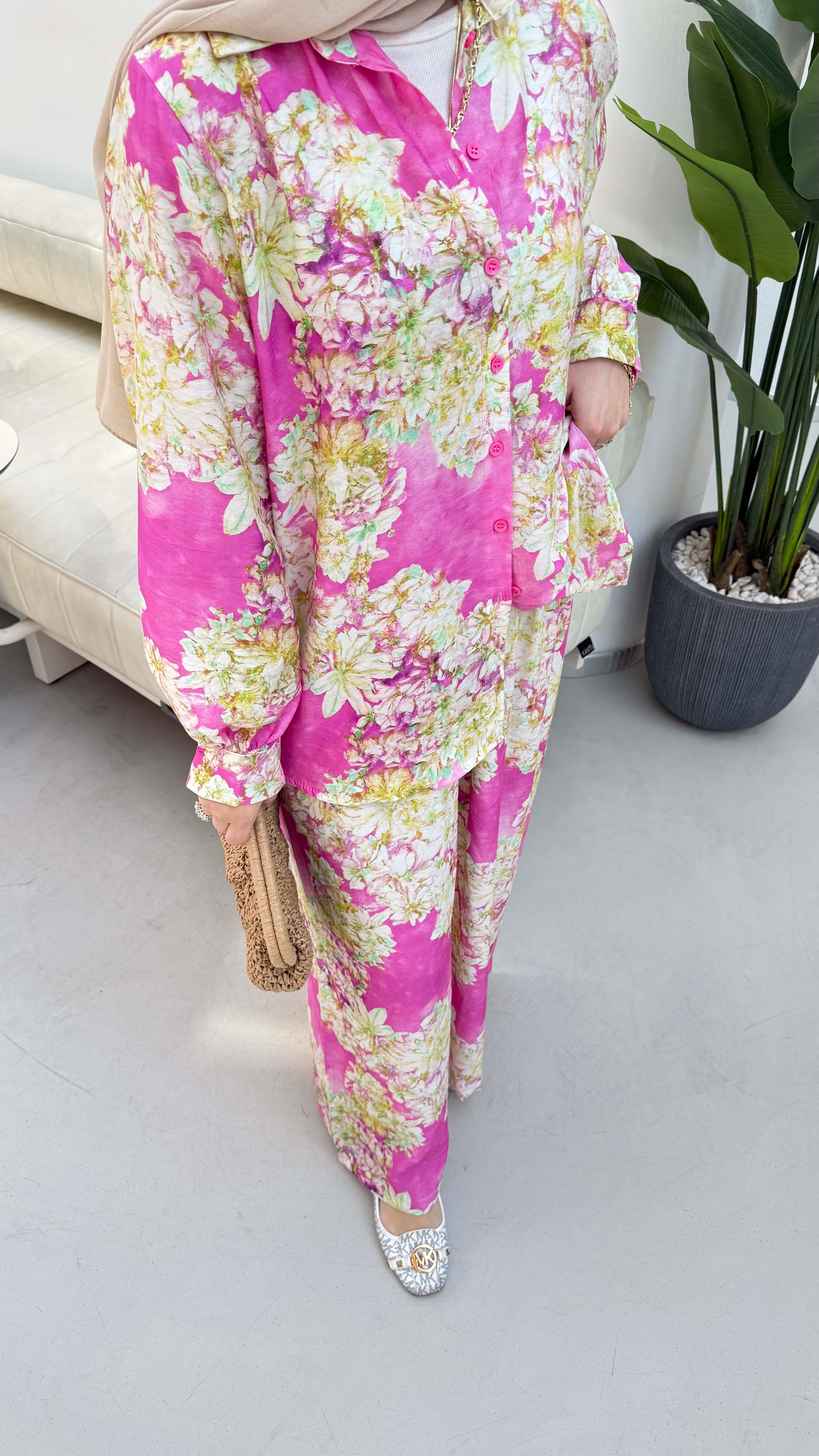 Alaçatı Takım Pembe 636