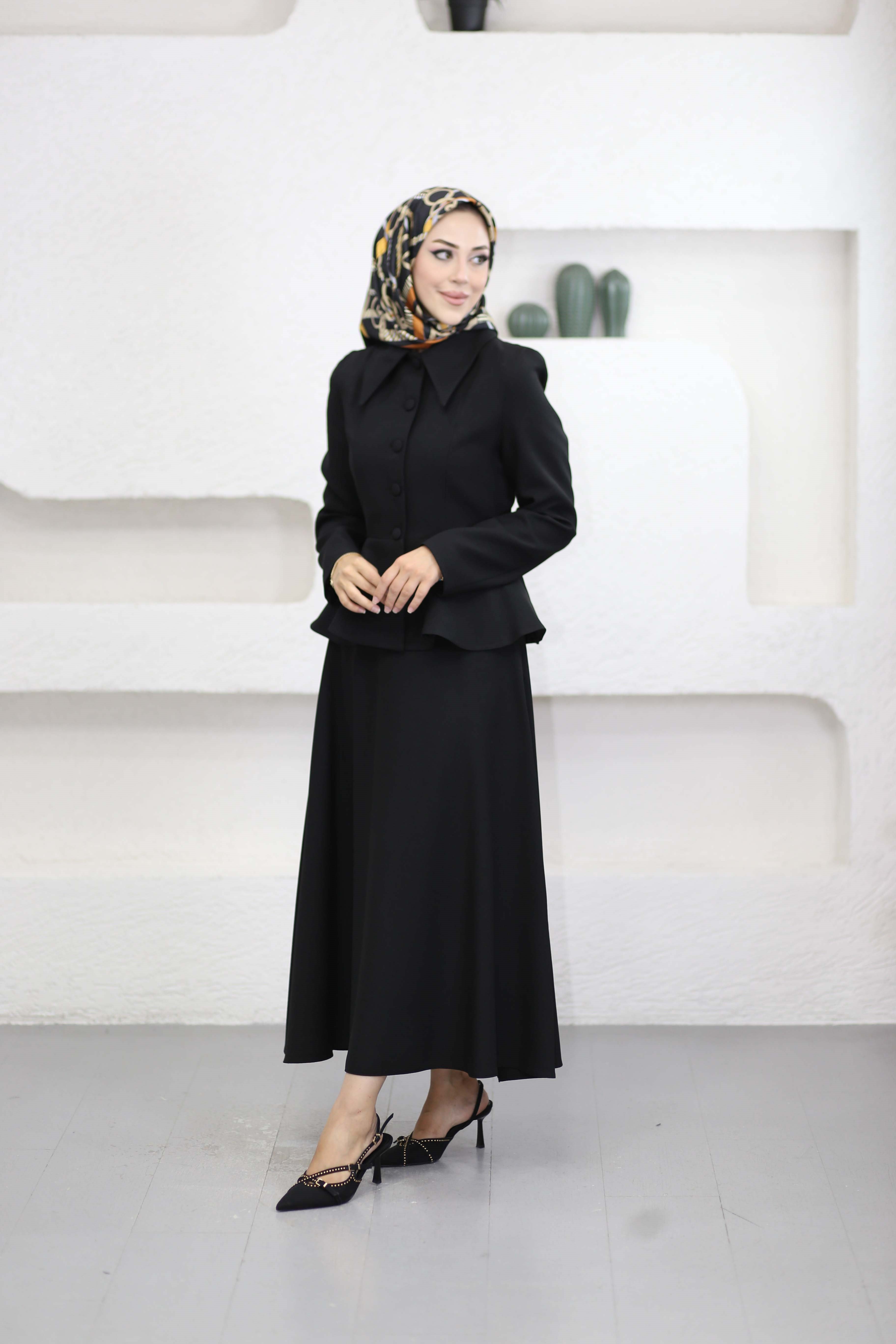 Anna Takım Siyah 3255