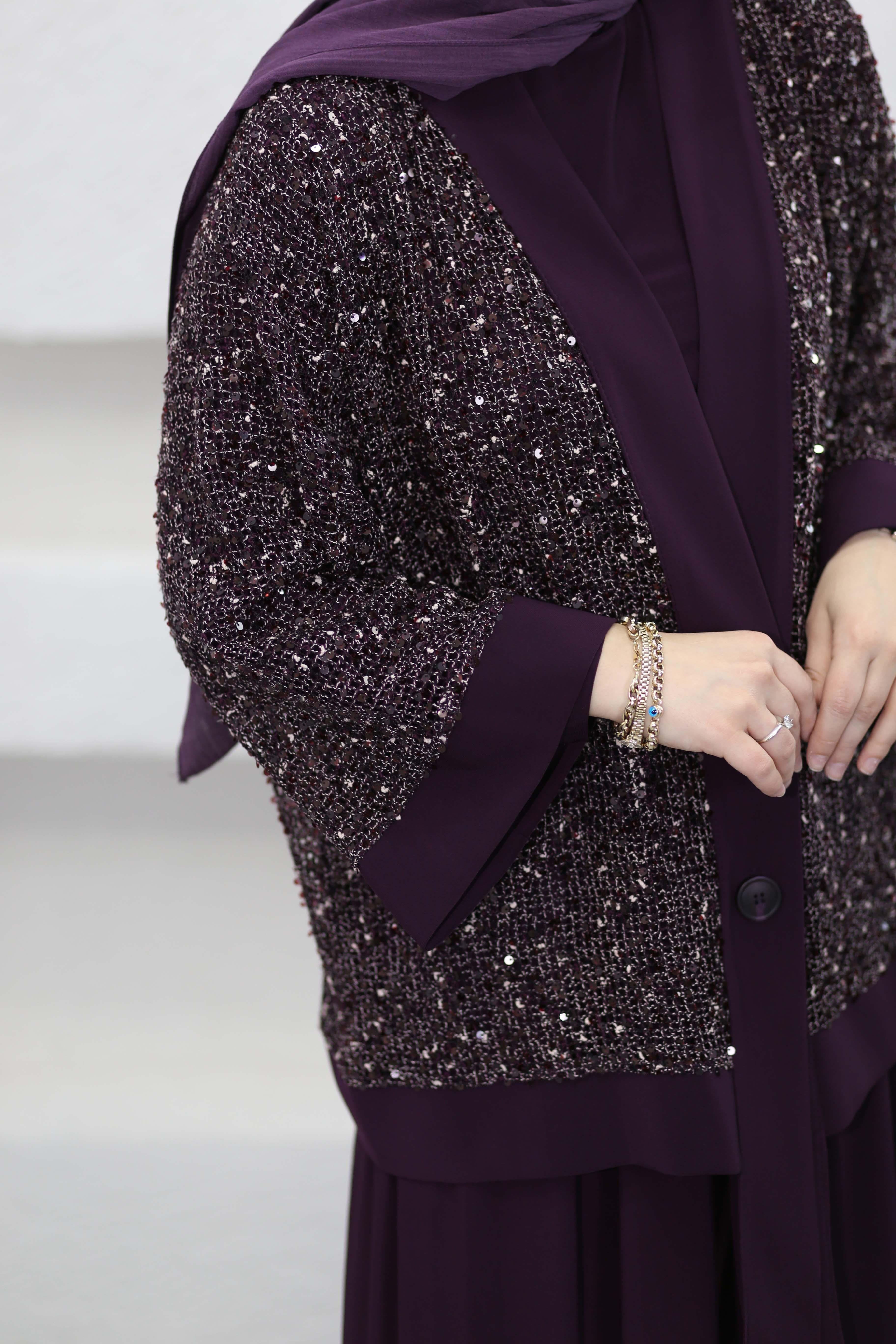 Premium Stil Takım Mor 6492
