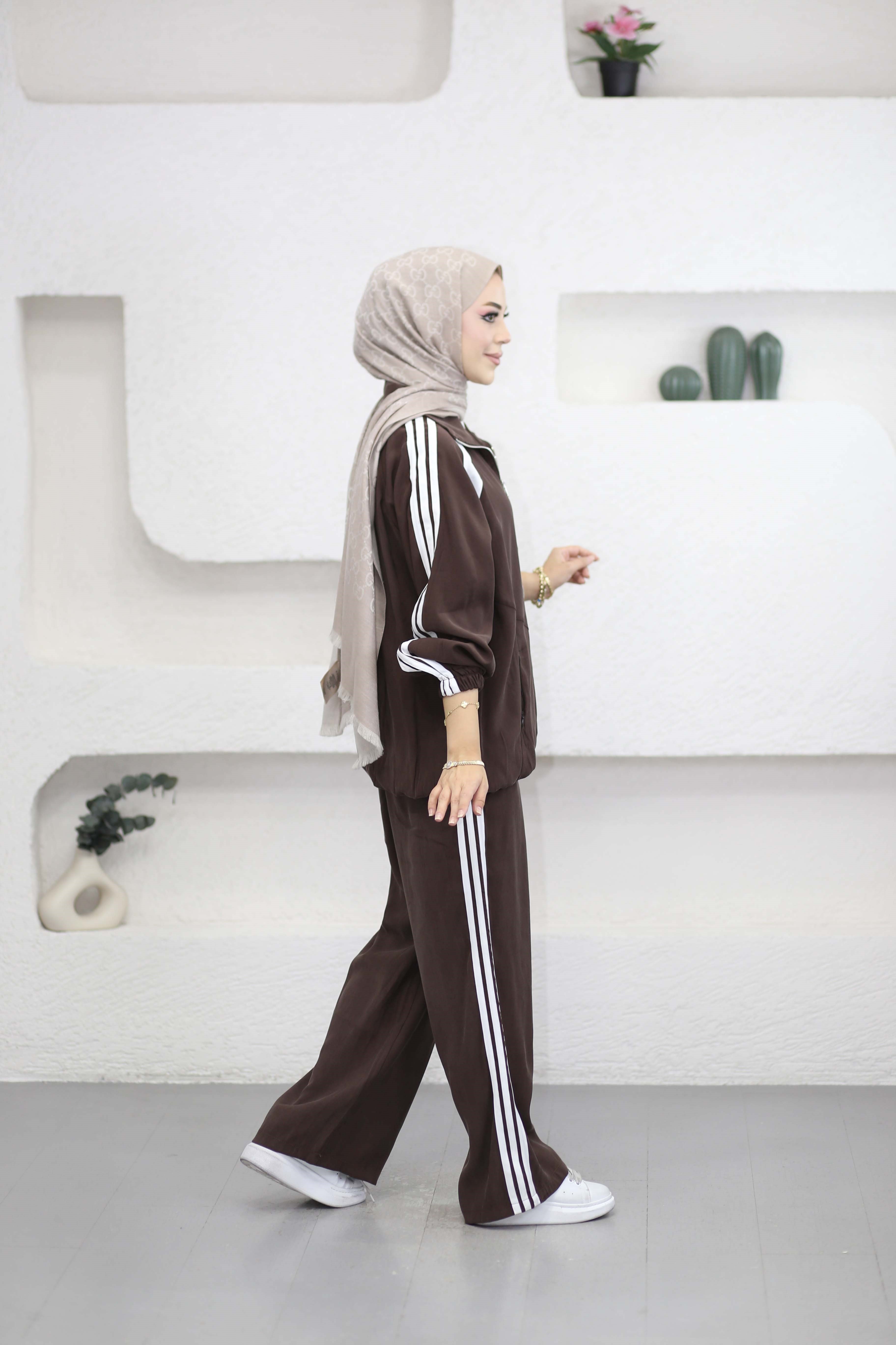 Zeynep Takım Kahverengi 099
