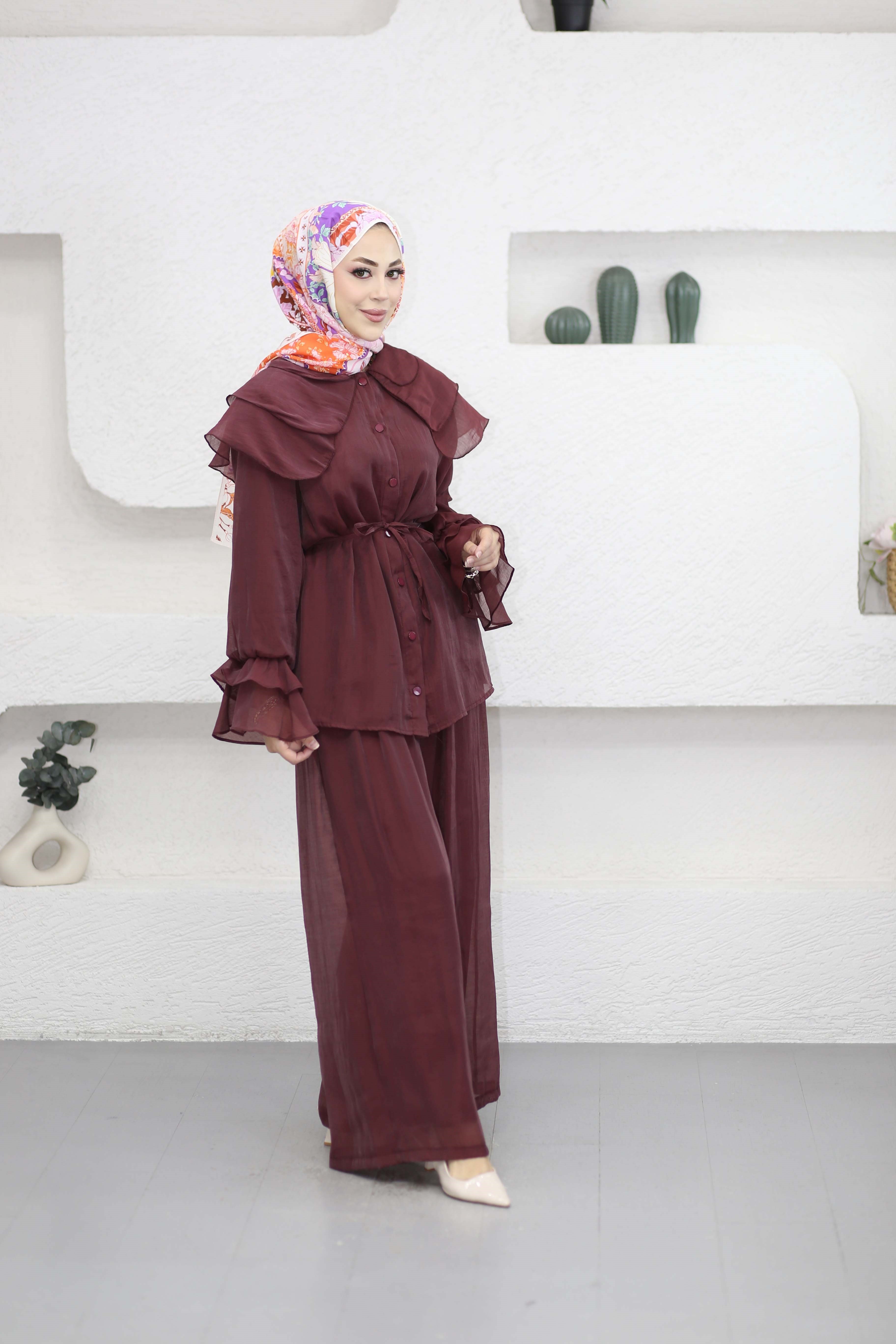 Küba Takım Bordo 6446