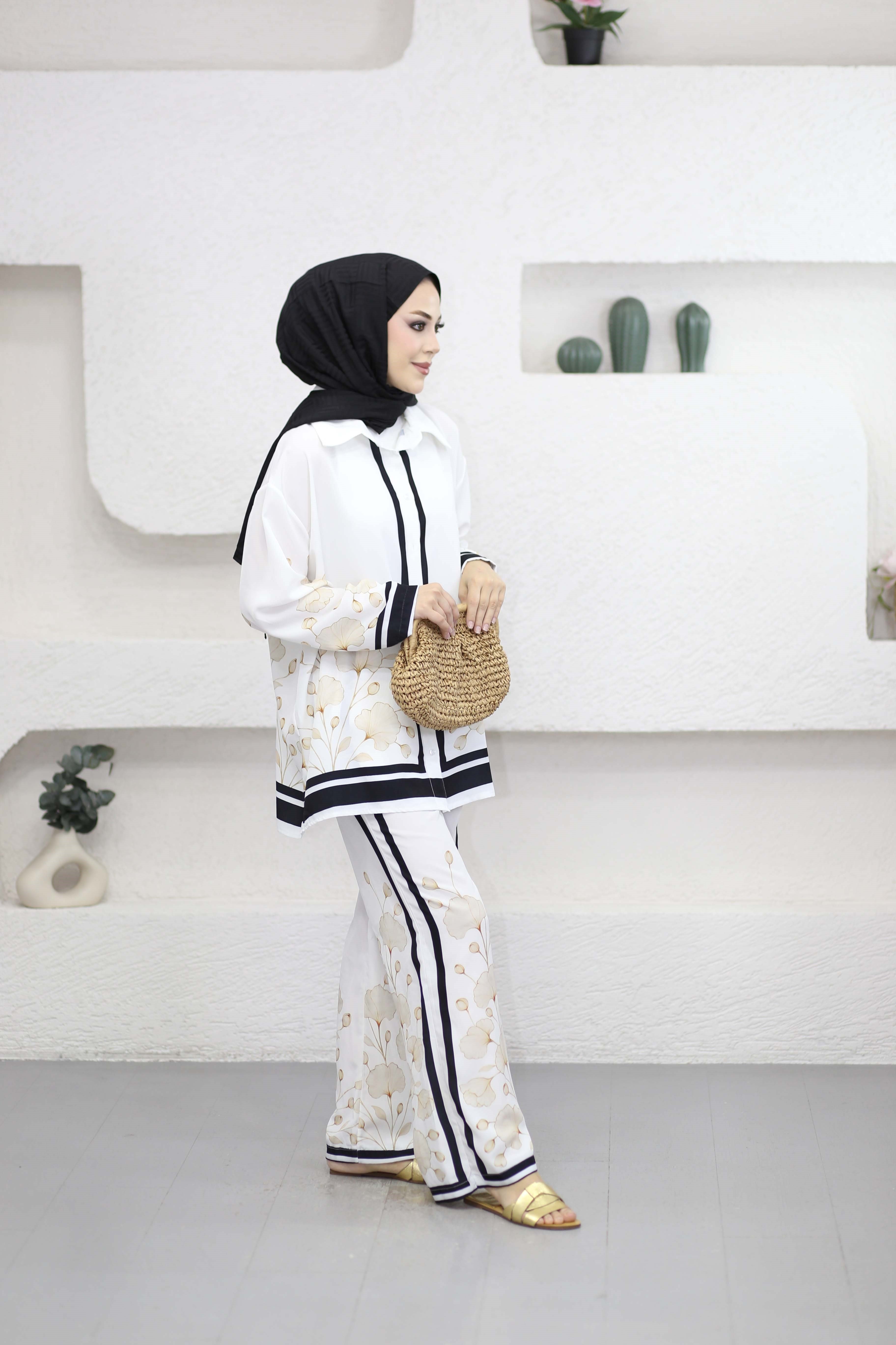 Melike Takım Beyaz 2844
