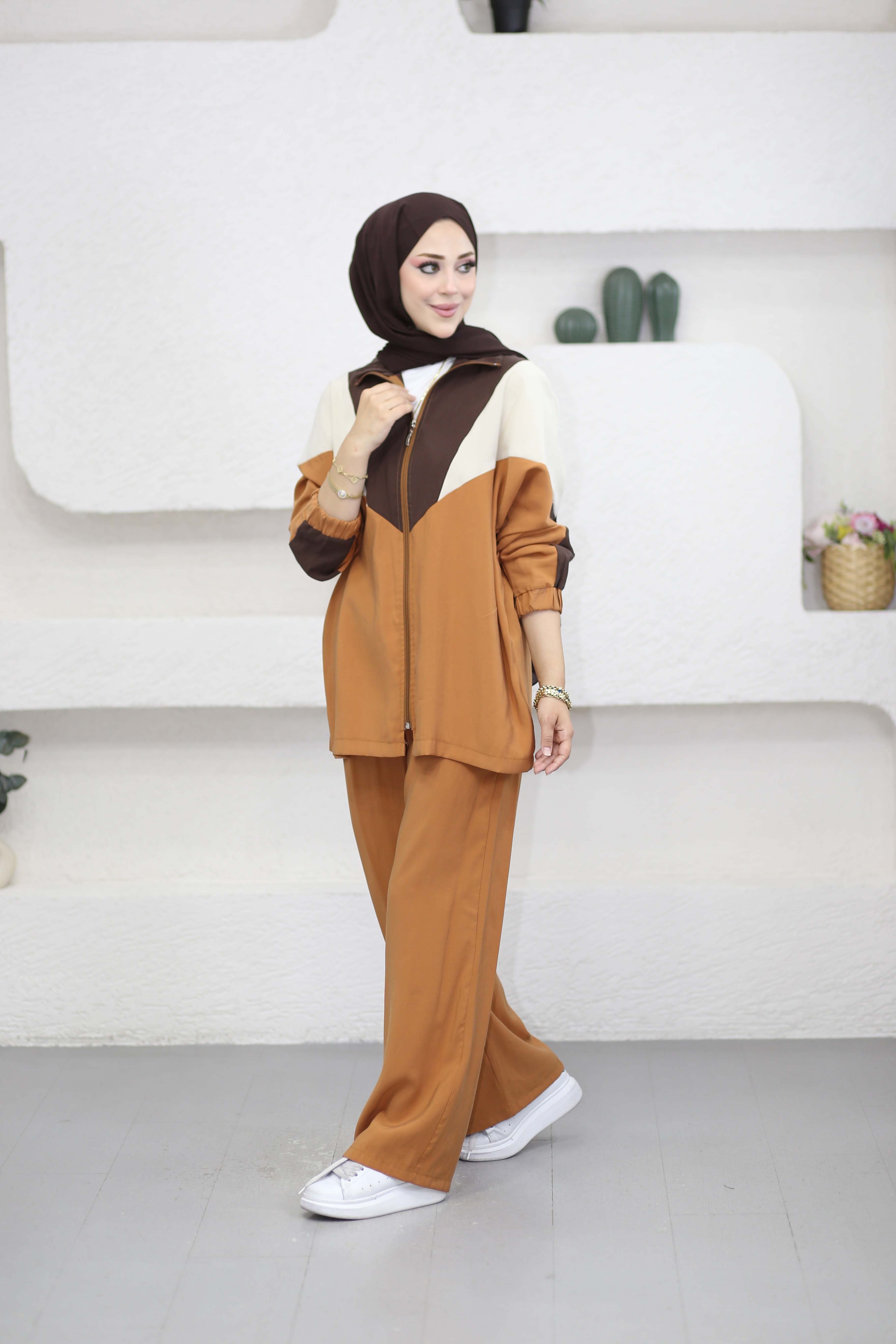 İrem Takım Kahverengi 3170
