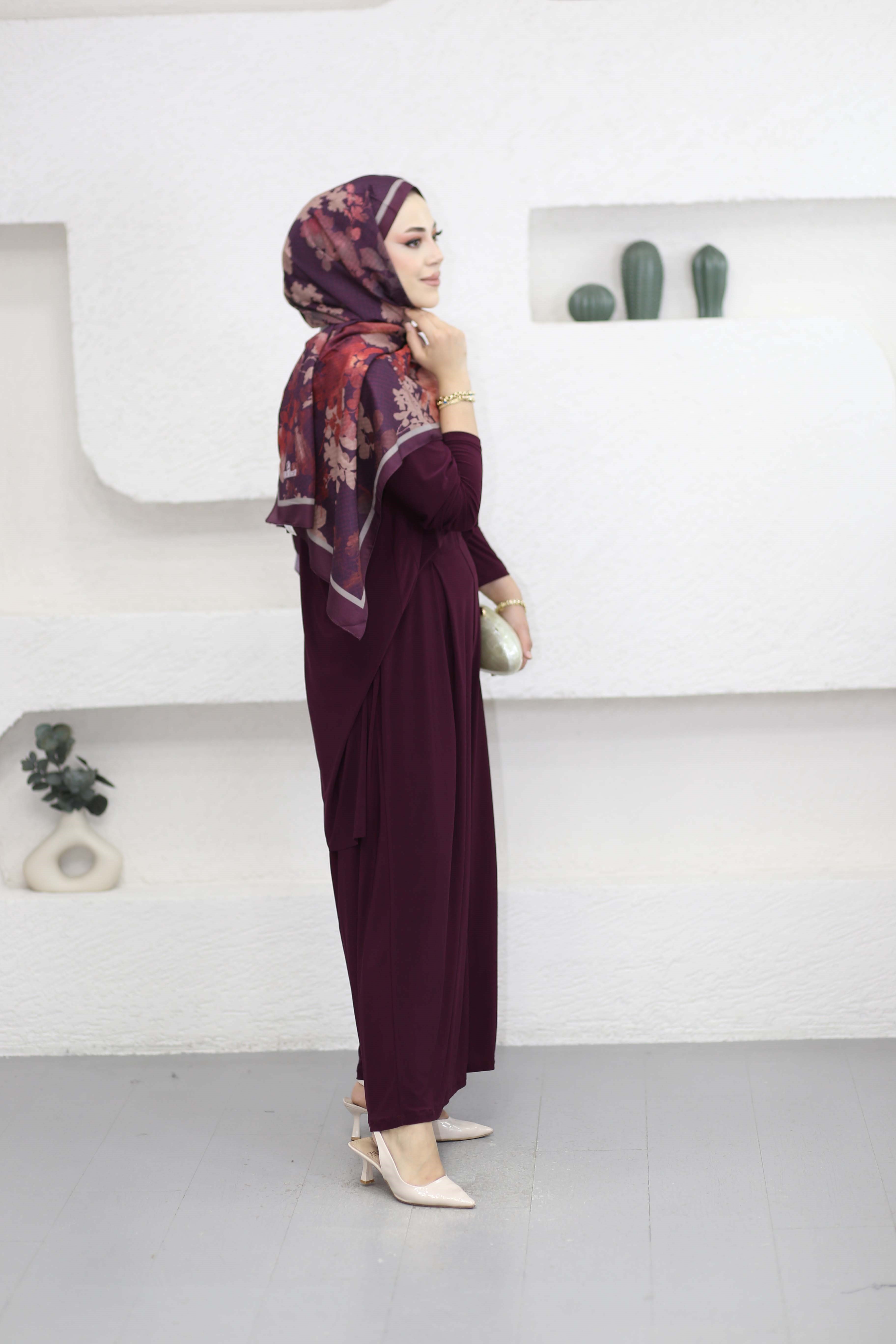 Basıc Sandy Takım Mürdüm 0940