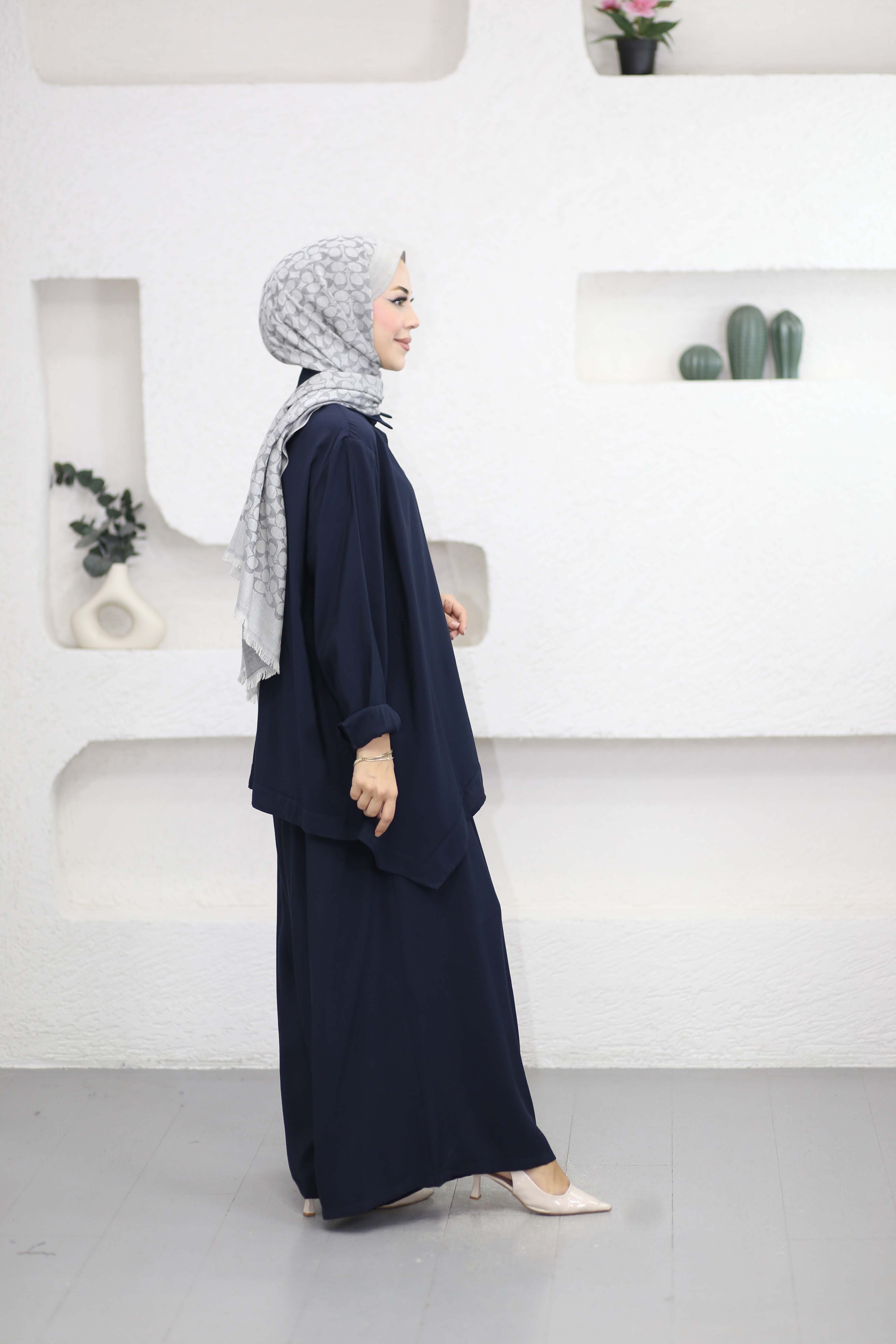 Nevra Takım Lacivert 9071