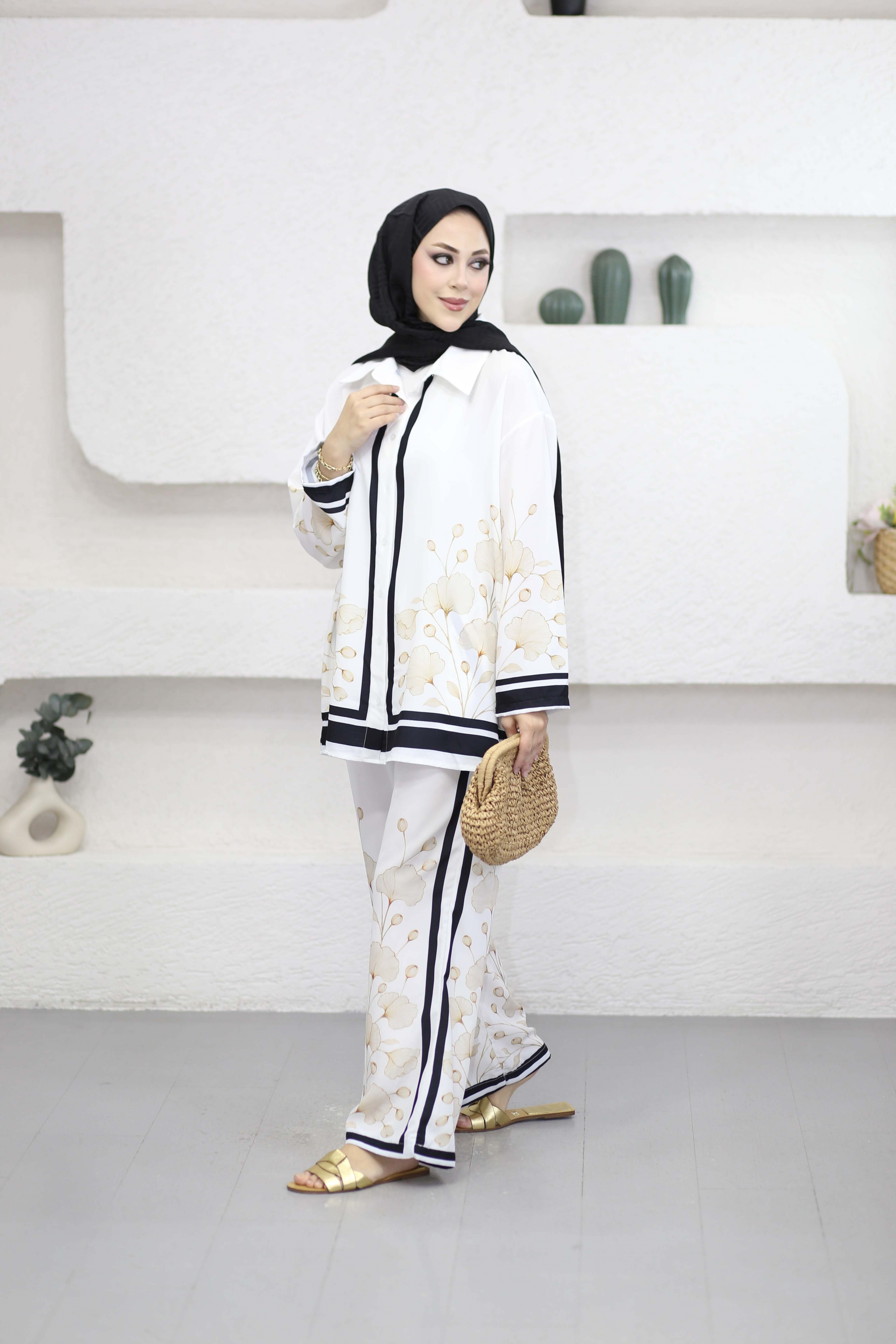 Melike Takım Beyaz 2844