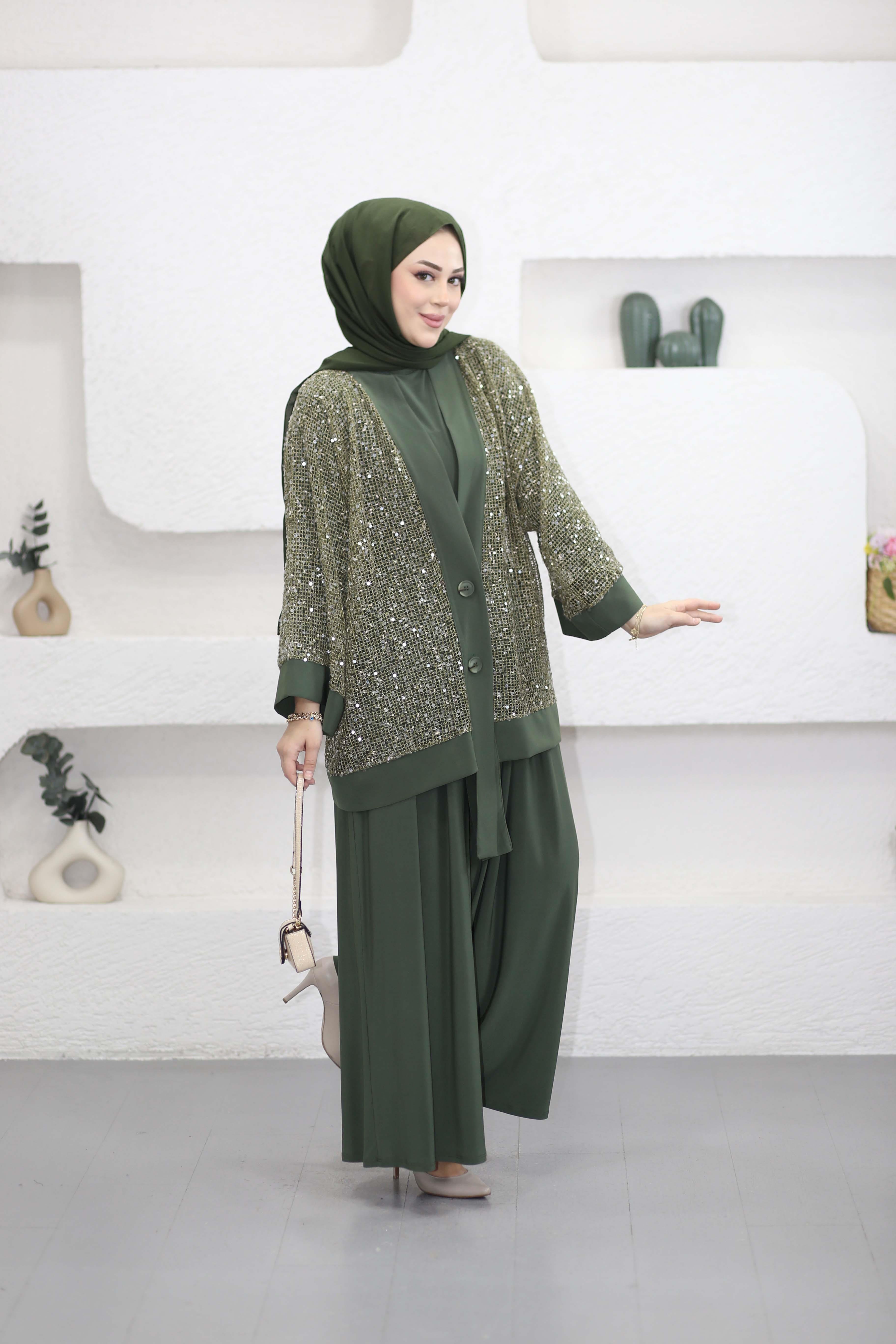 Premium Stil Takım Yeşil 6492
