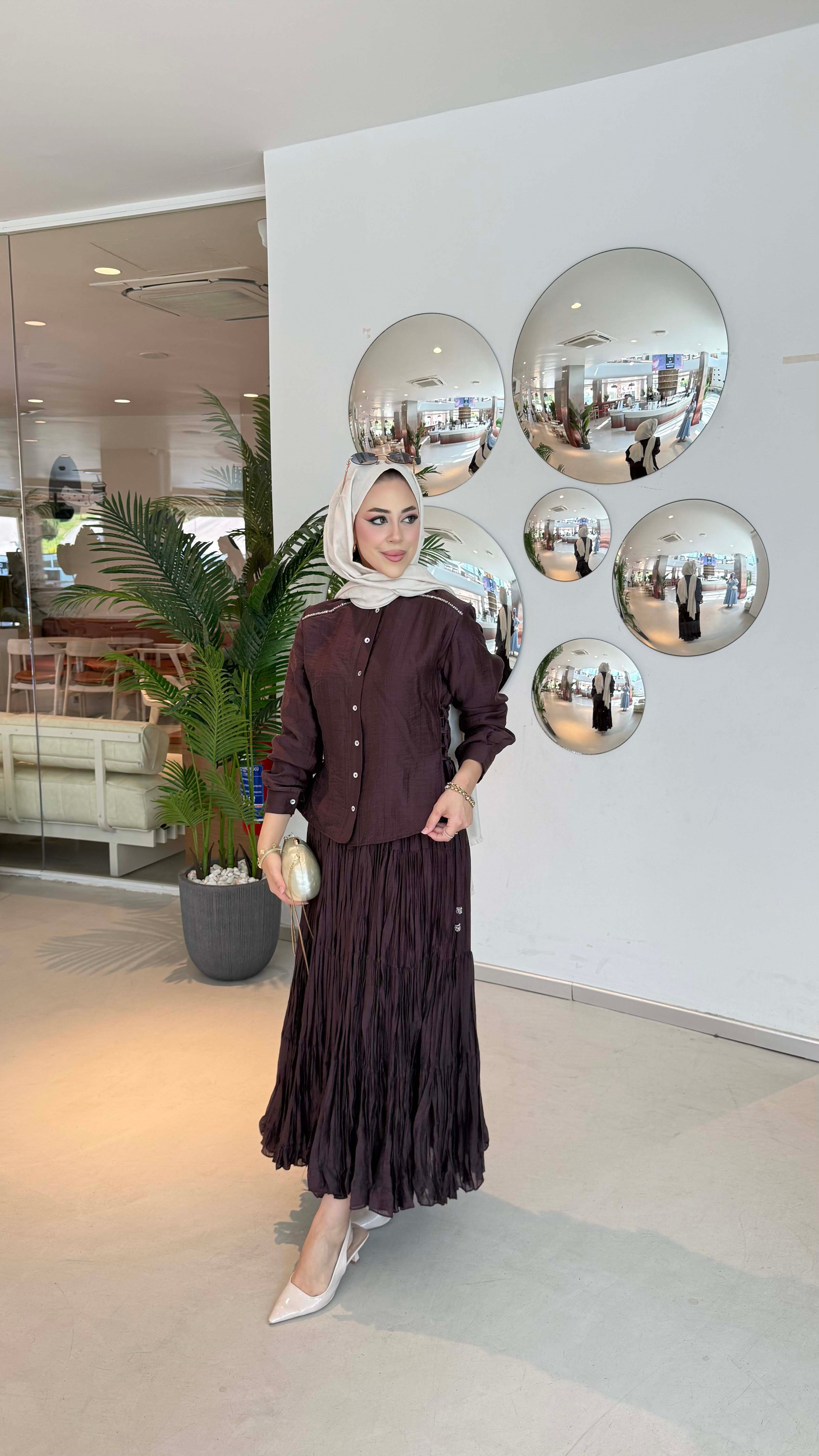 Ramia Takım Bordo 1603