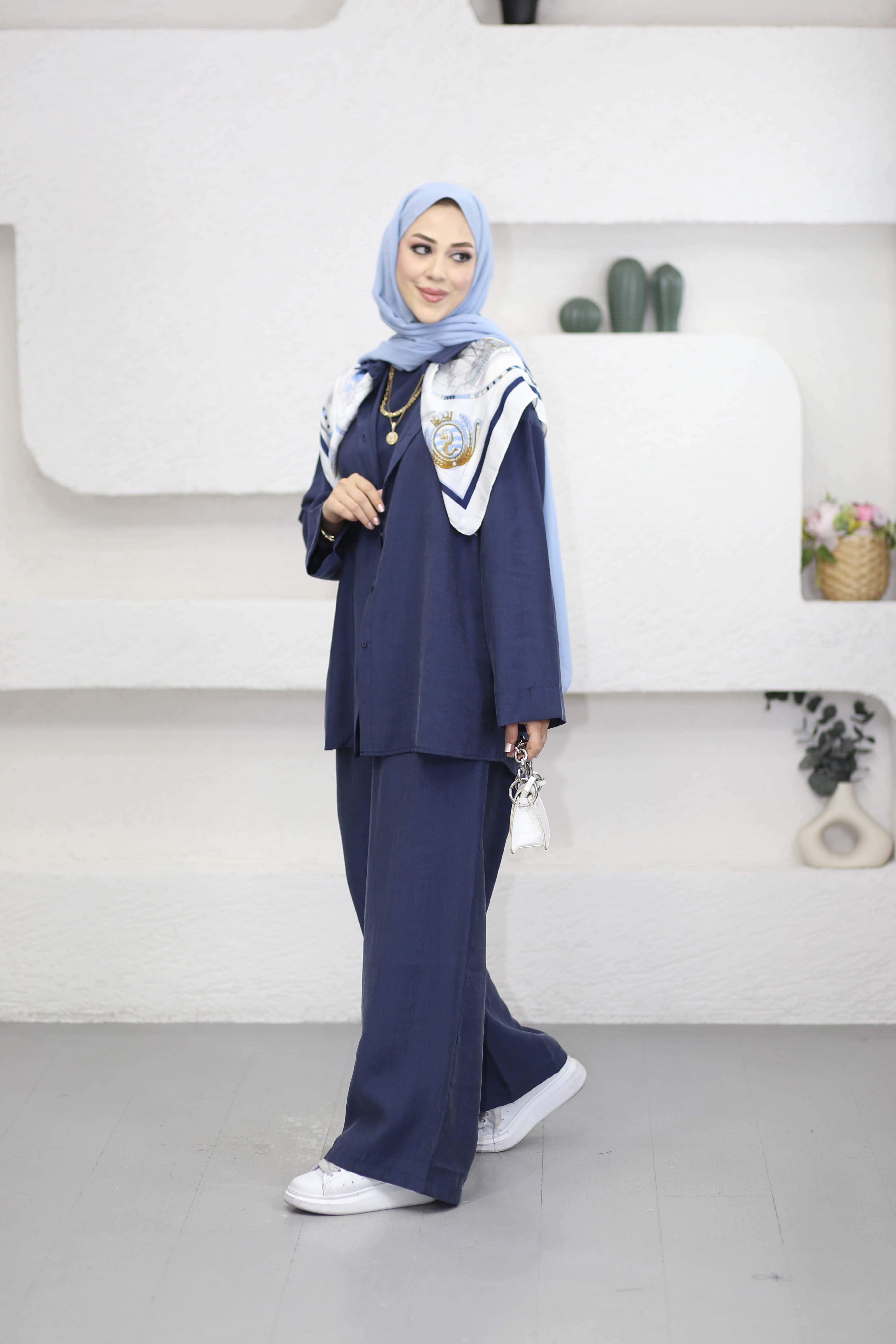 Basıc Üçlü Takım Lacivert 3450