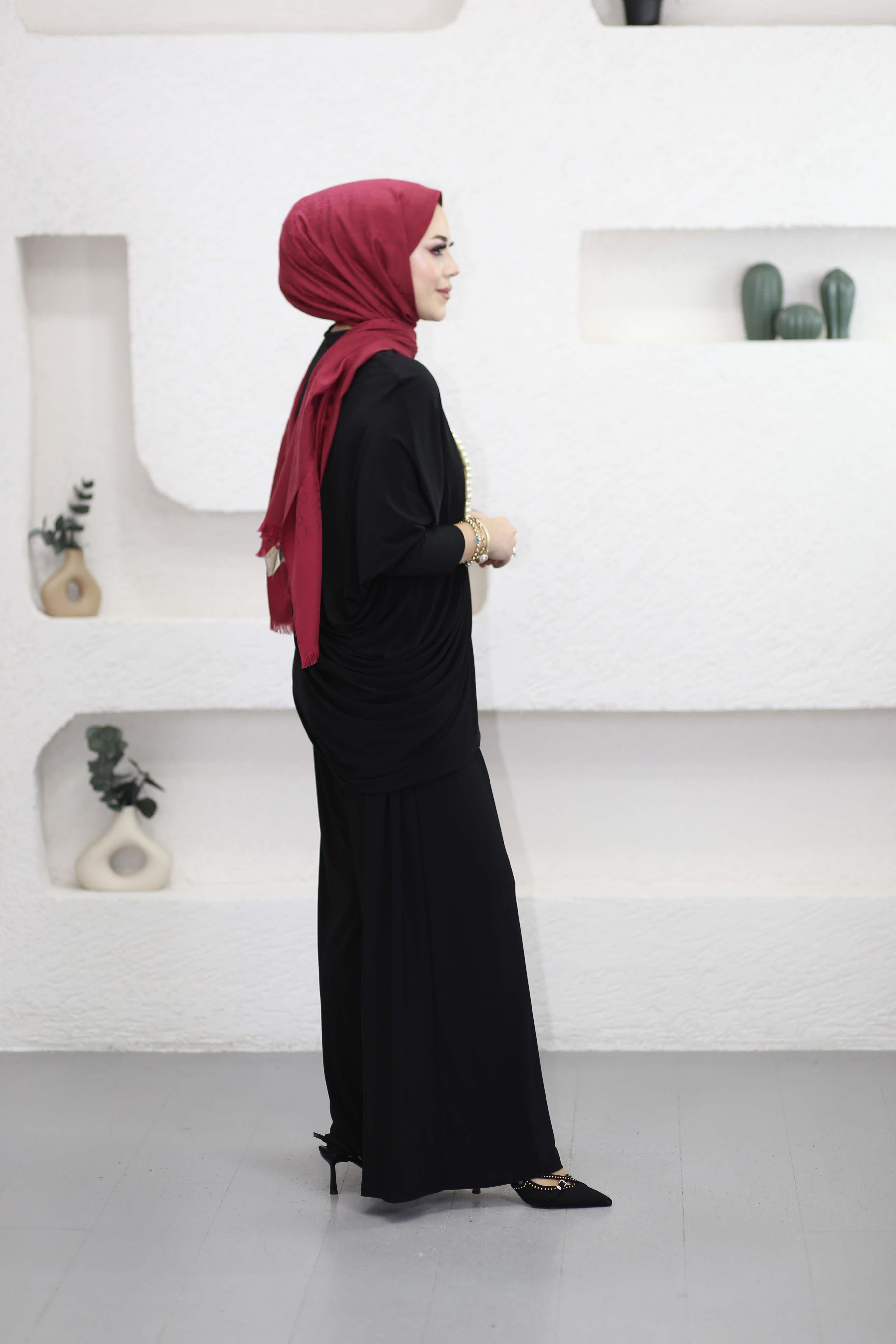 Basıc İnci Takım Siyah 6556