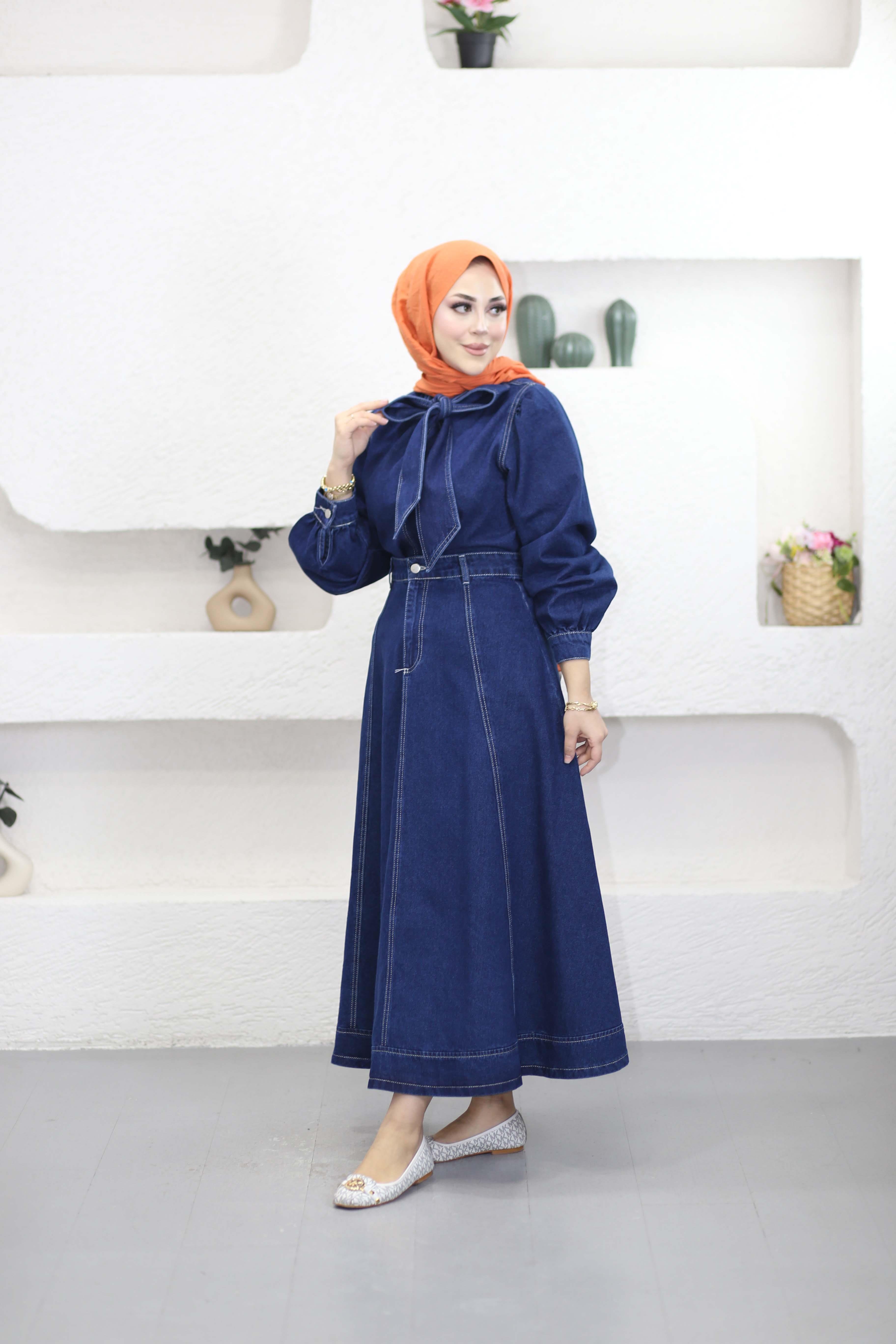Boyun Bağlamalı Takım Koyu Mavi 713