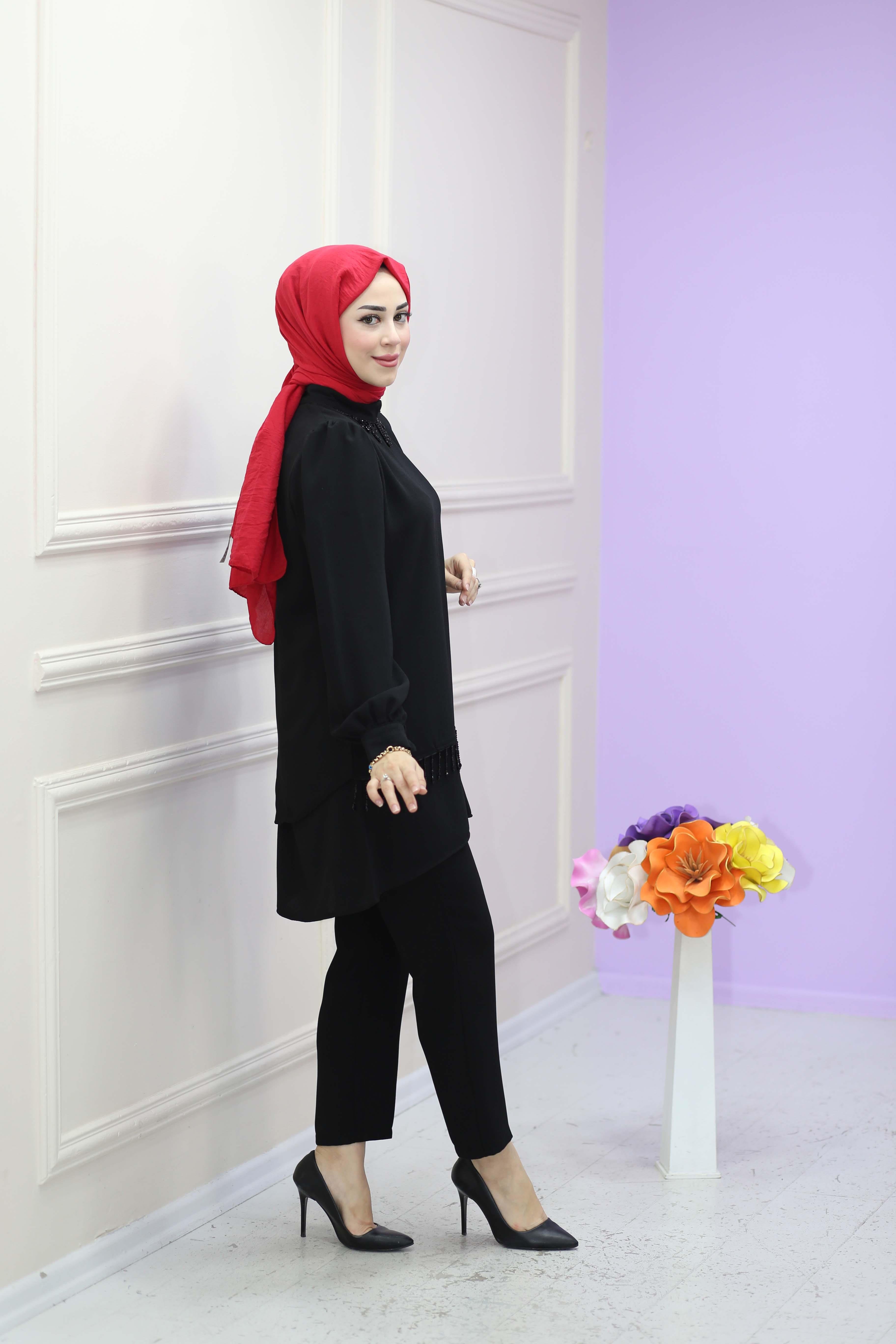 Elif Takım Siyah 2442