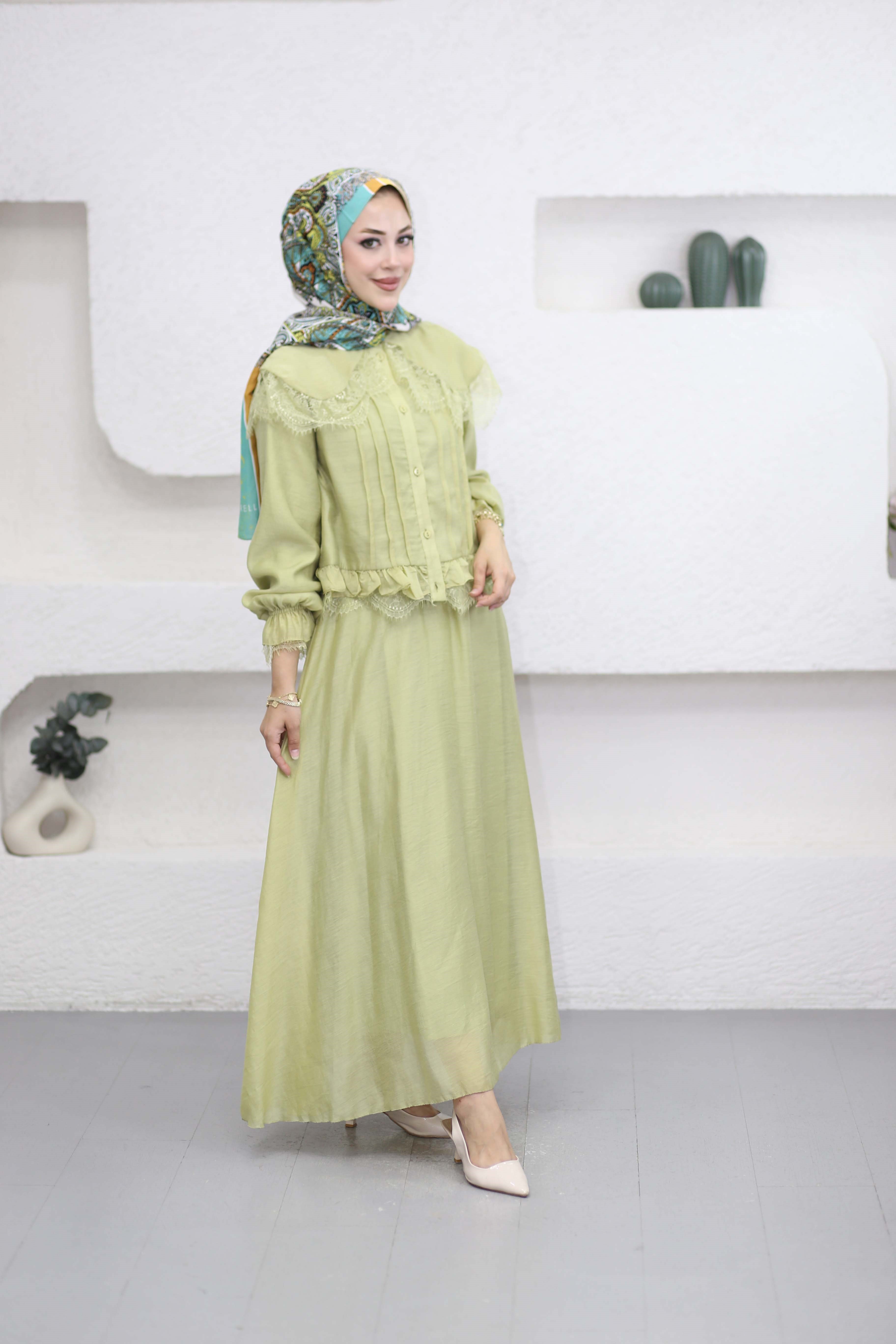 Fraya Takım Çağla Yeşili 8661