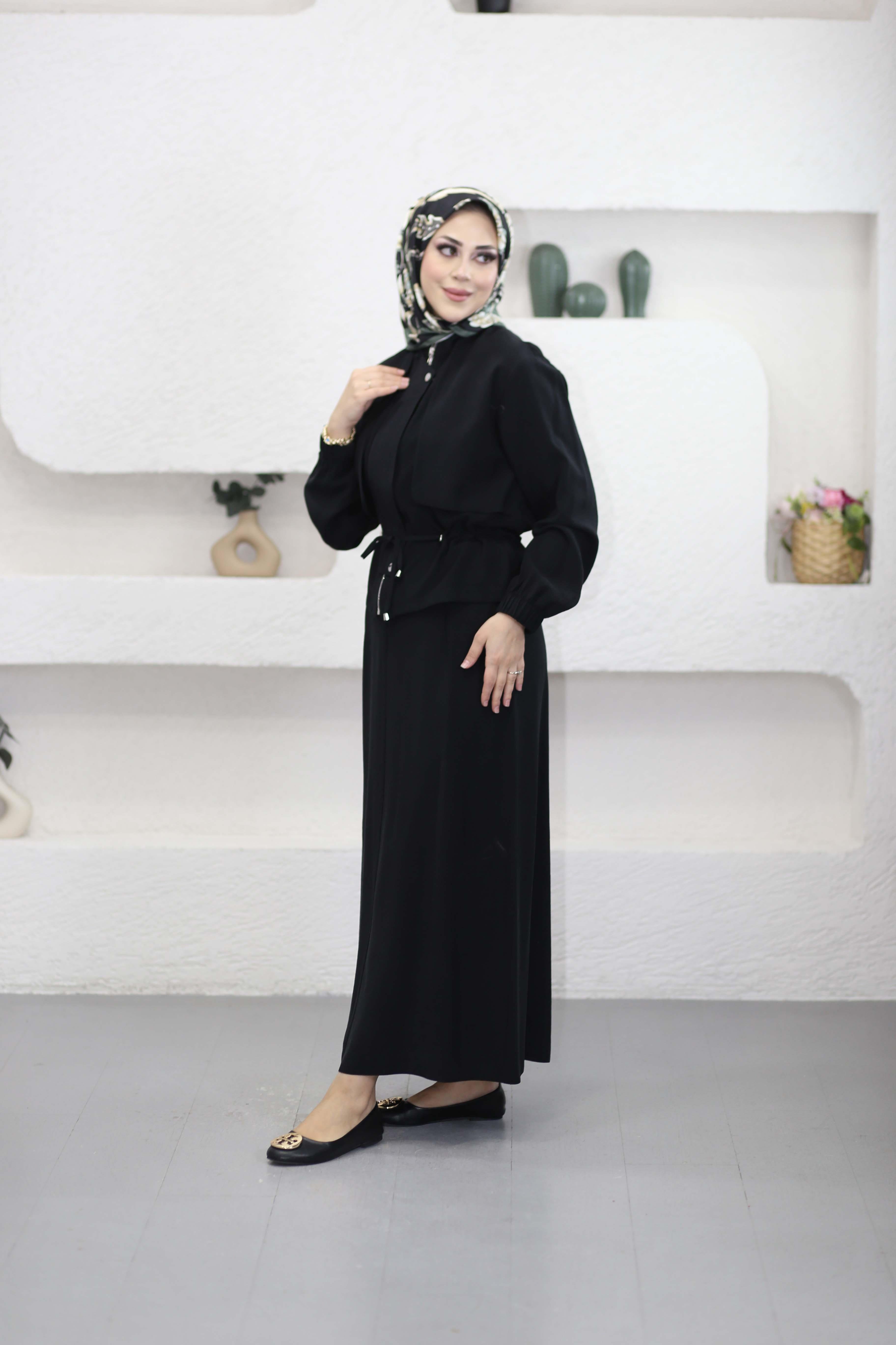 Nevra Etekli Takım Siyah 1468