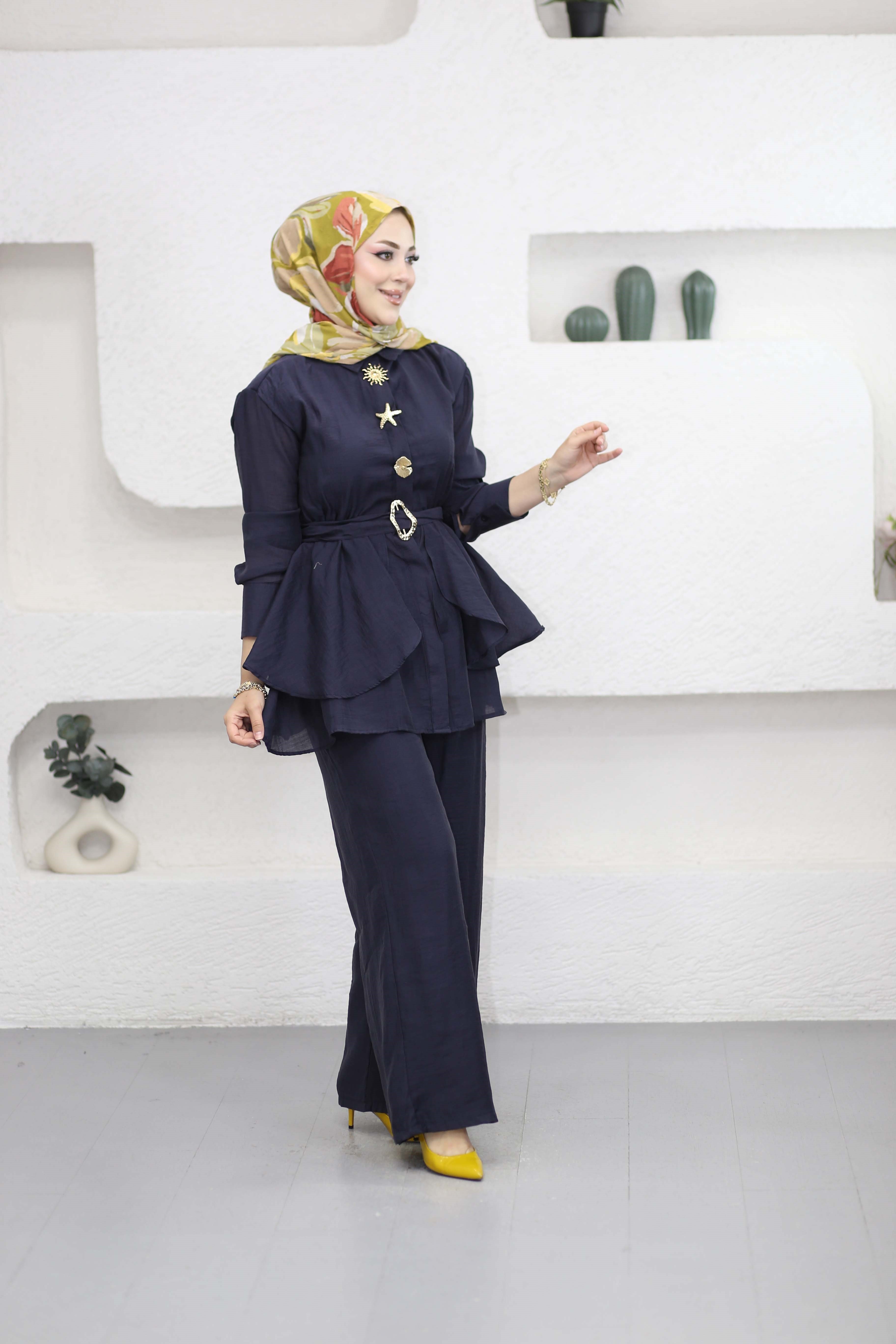 Jale Takım Lacivert 038