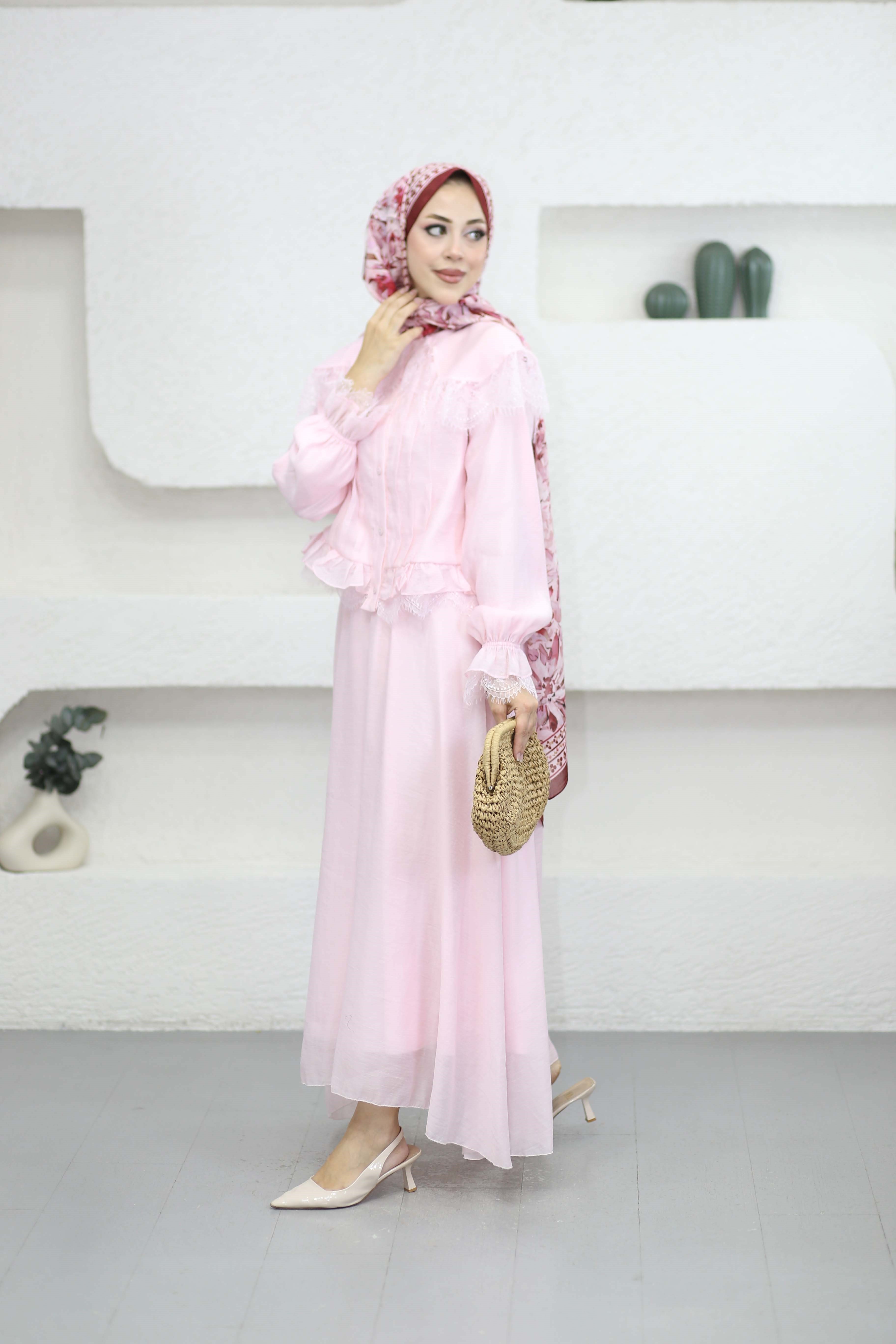 Fraya Takım Pembe 8661