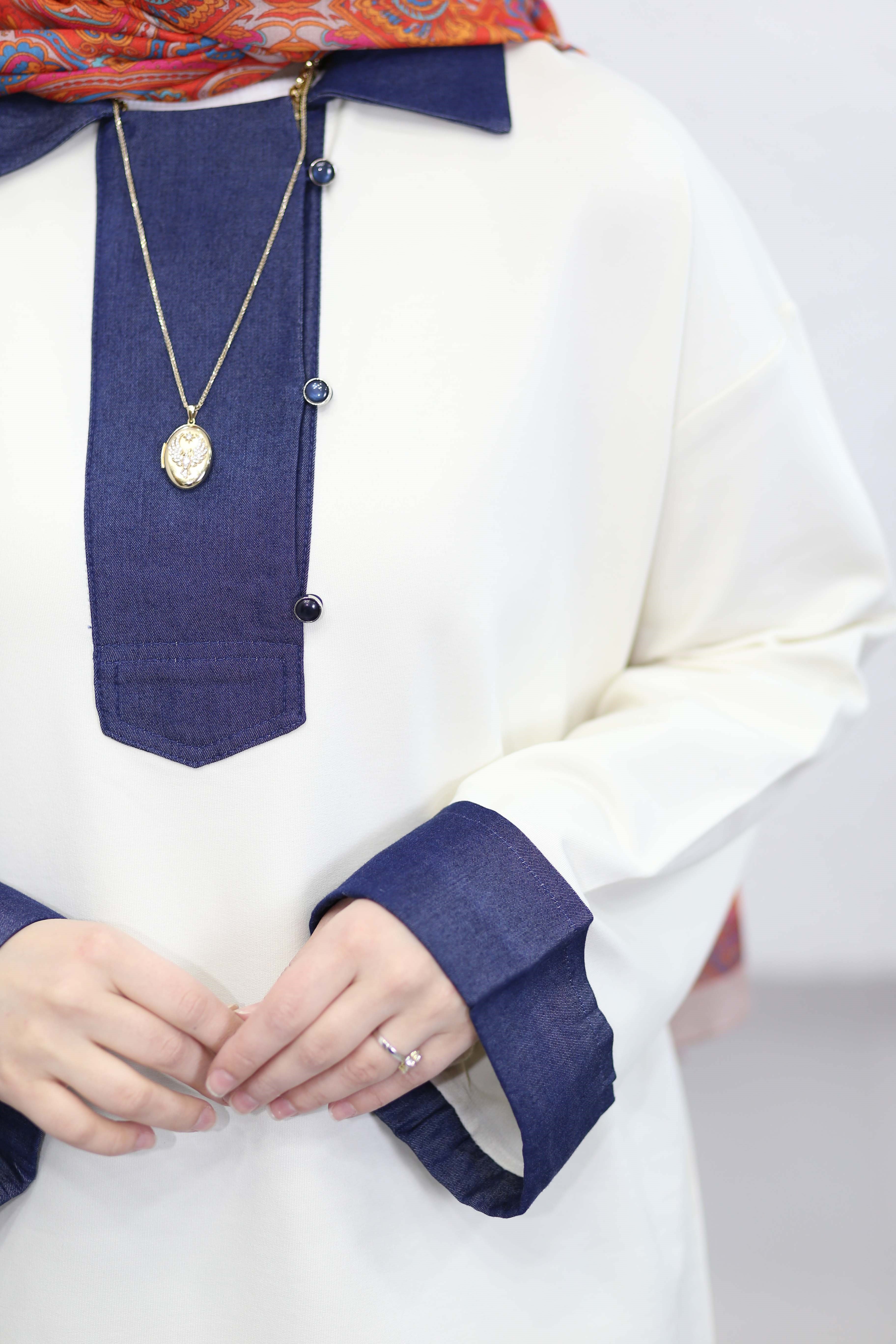 Tencel Detaylı Eşofman Takım Krem 6290