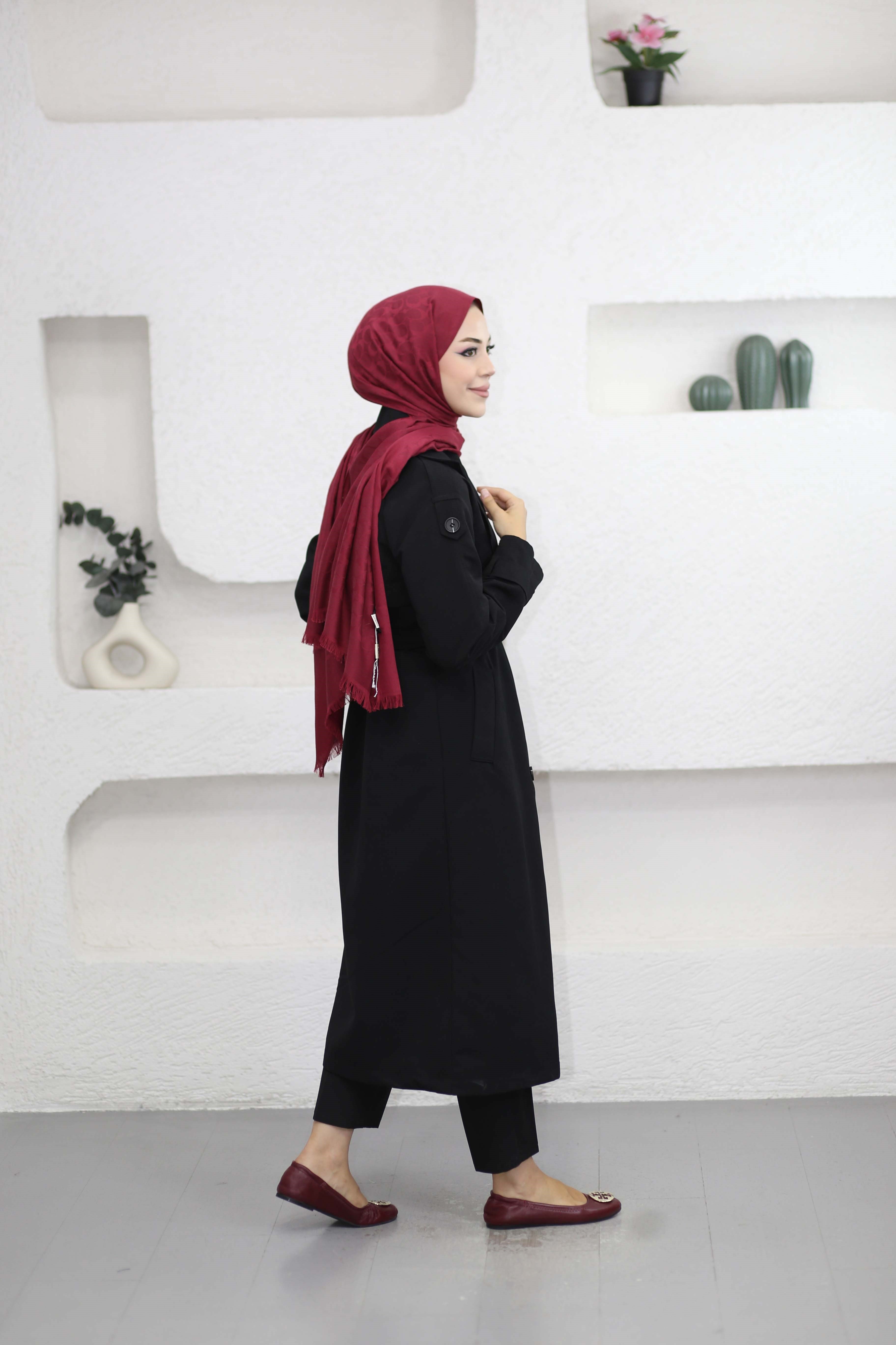 Şeyda Trenç Siyah 4042
