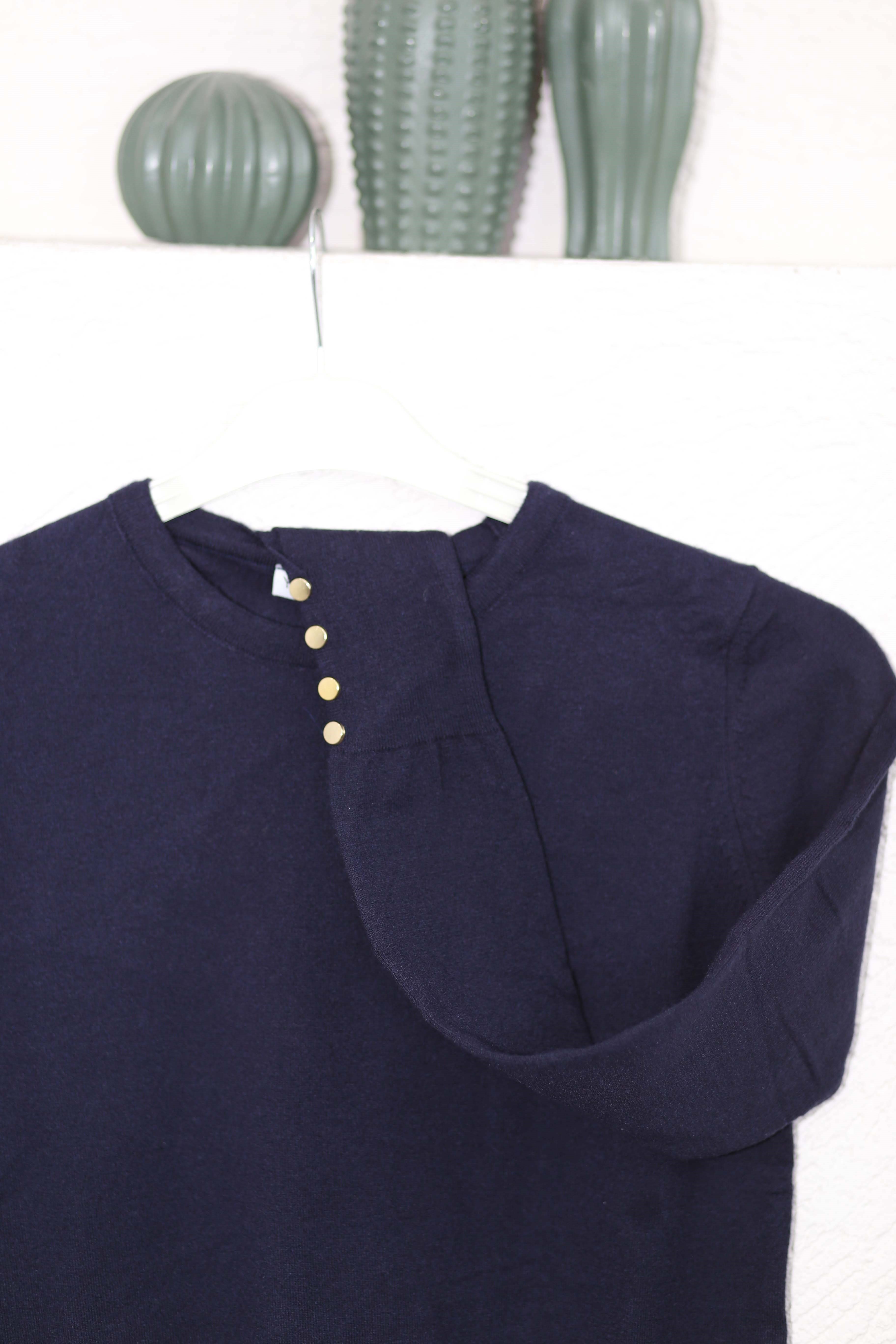 Zara Triko Badi Lacivert 6116
