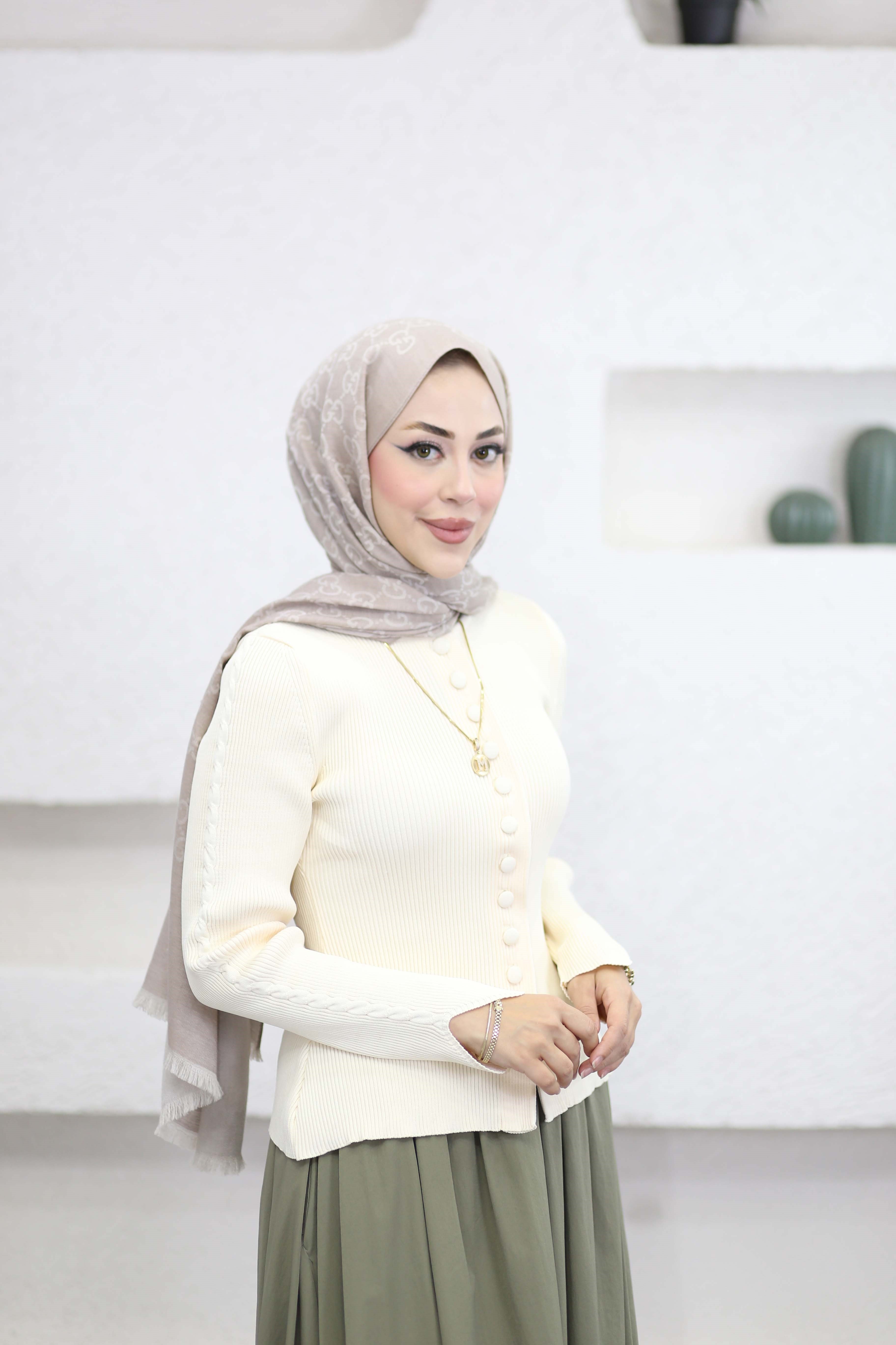 Fitilli Triko Badi Krem 27013