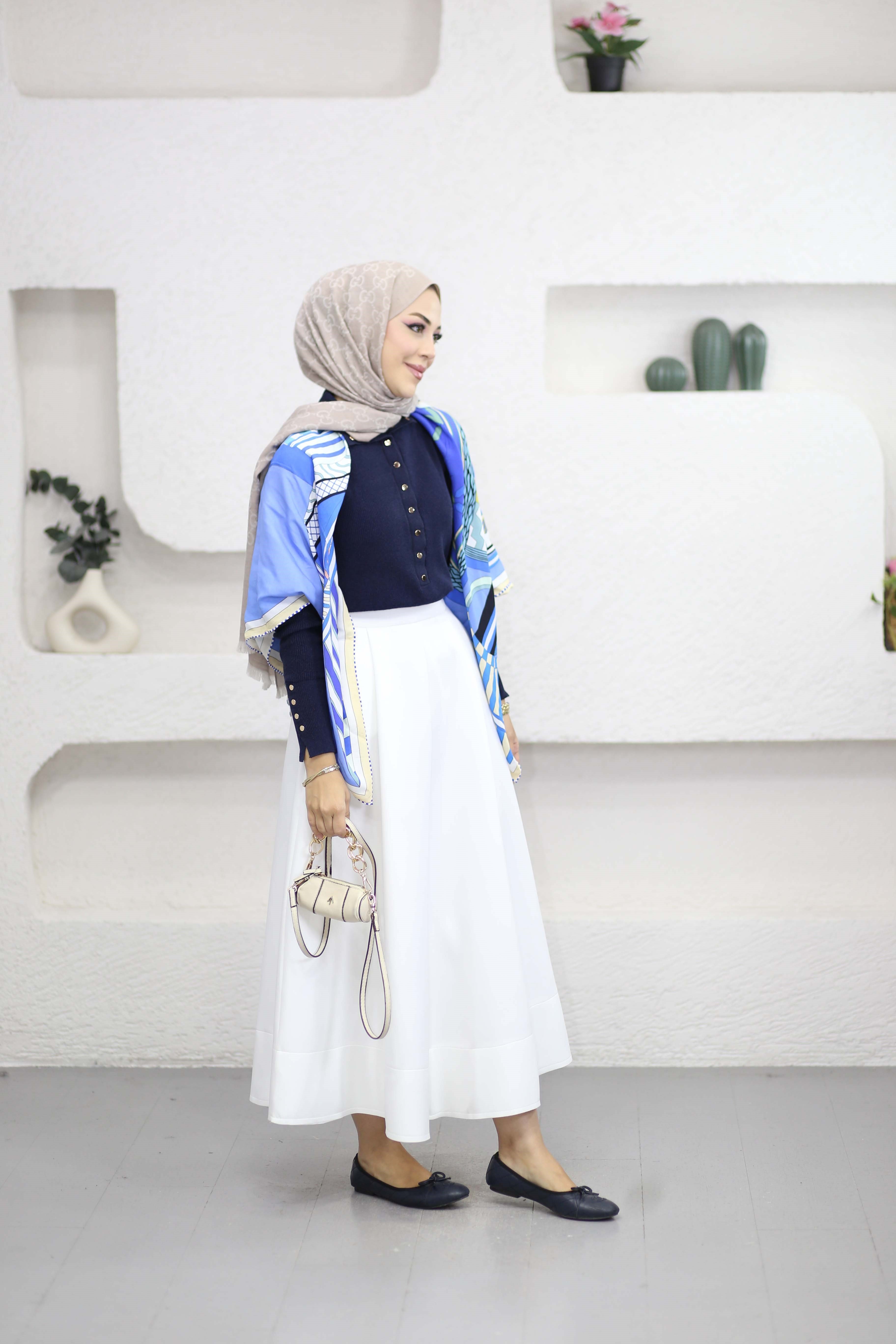 Çıtçıt Yaka Kazak Lacivert 44310