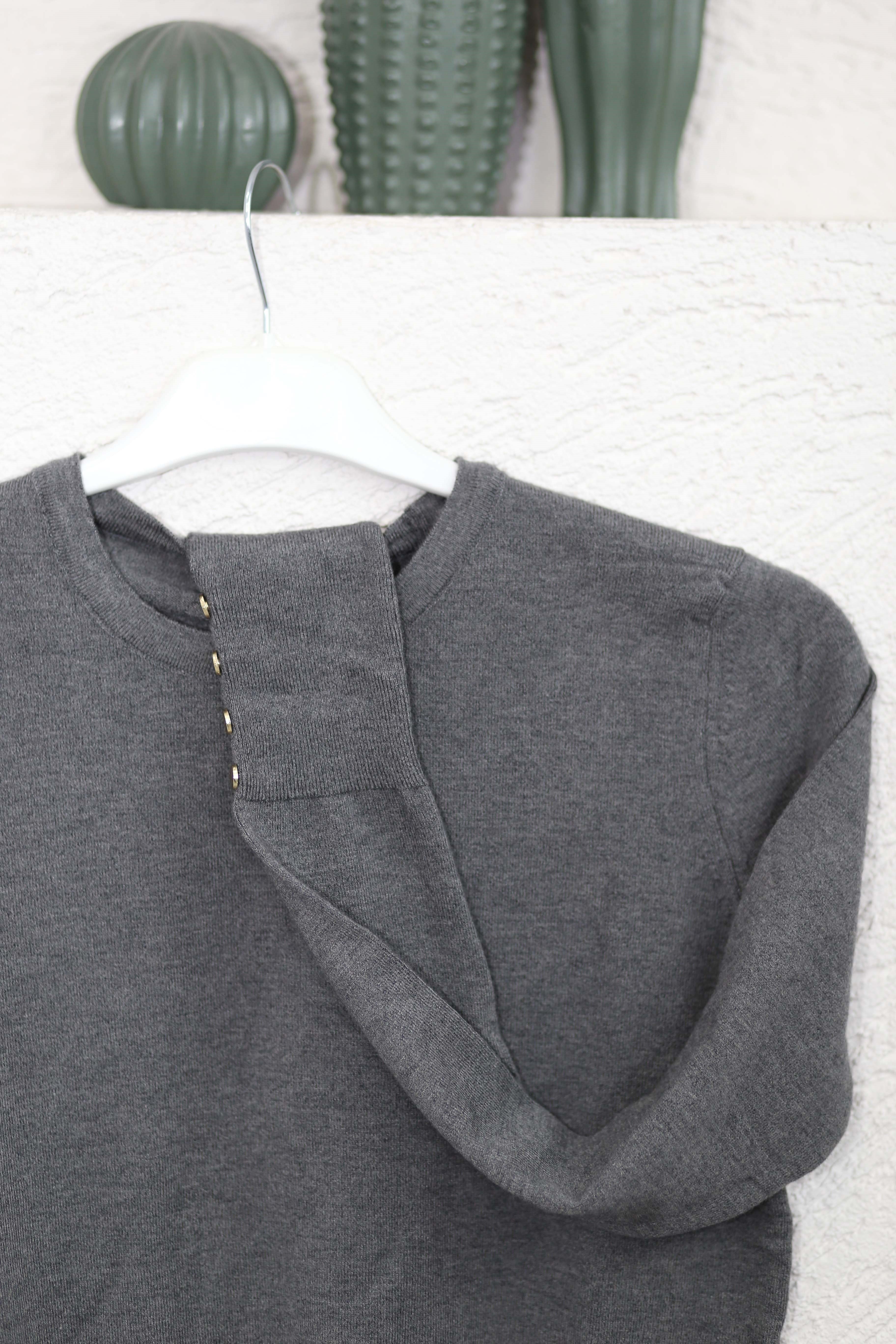 Zara Triko Badi Gri 6116