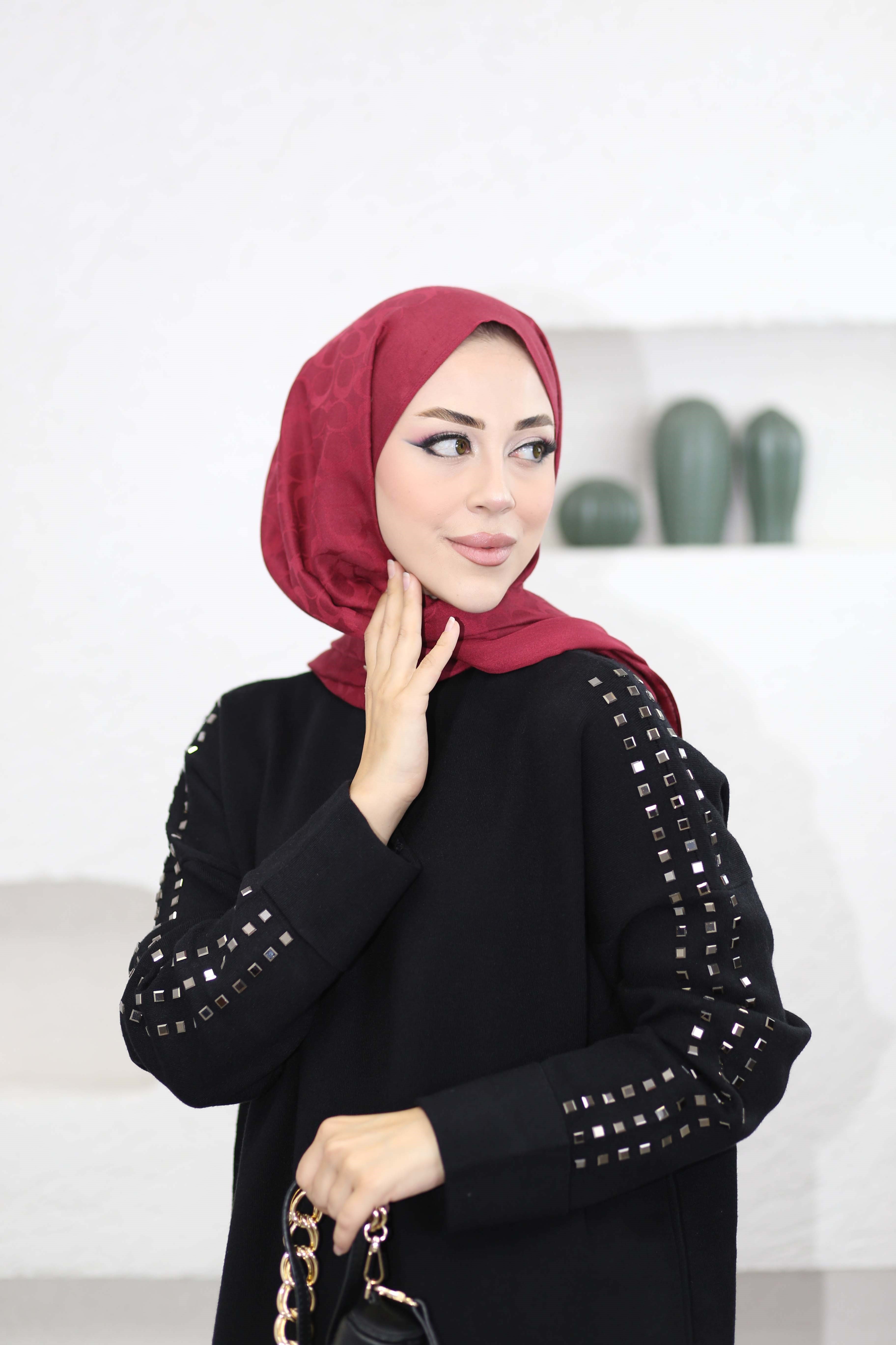 Omuz Taşlı Tunik Siyah 26150