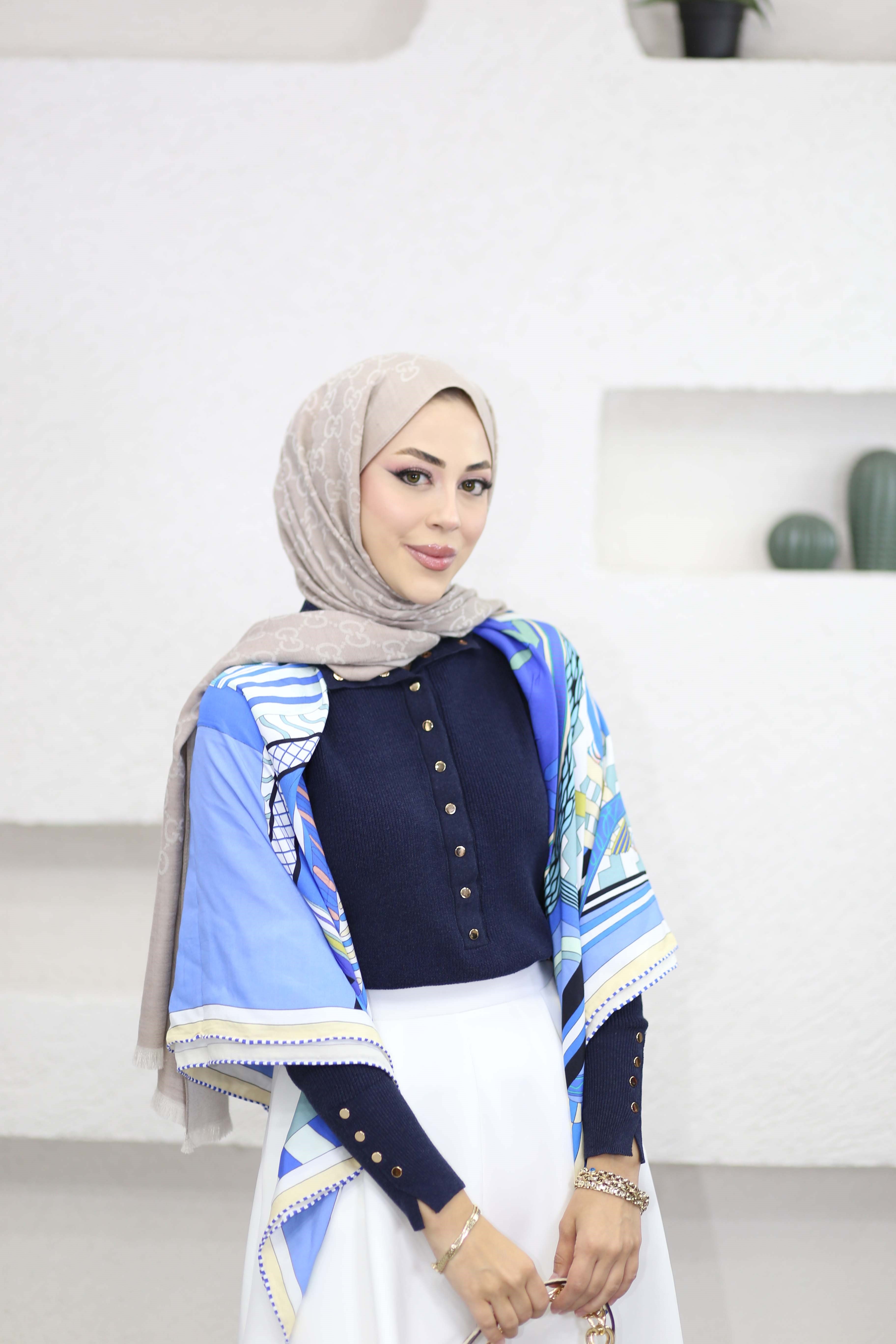 Çıtçıt Yaka Kazak Lacivert 44310