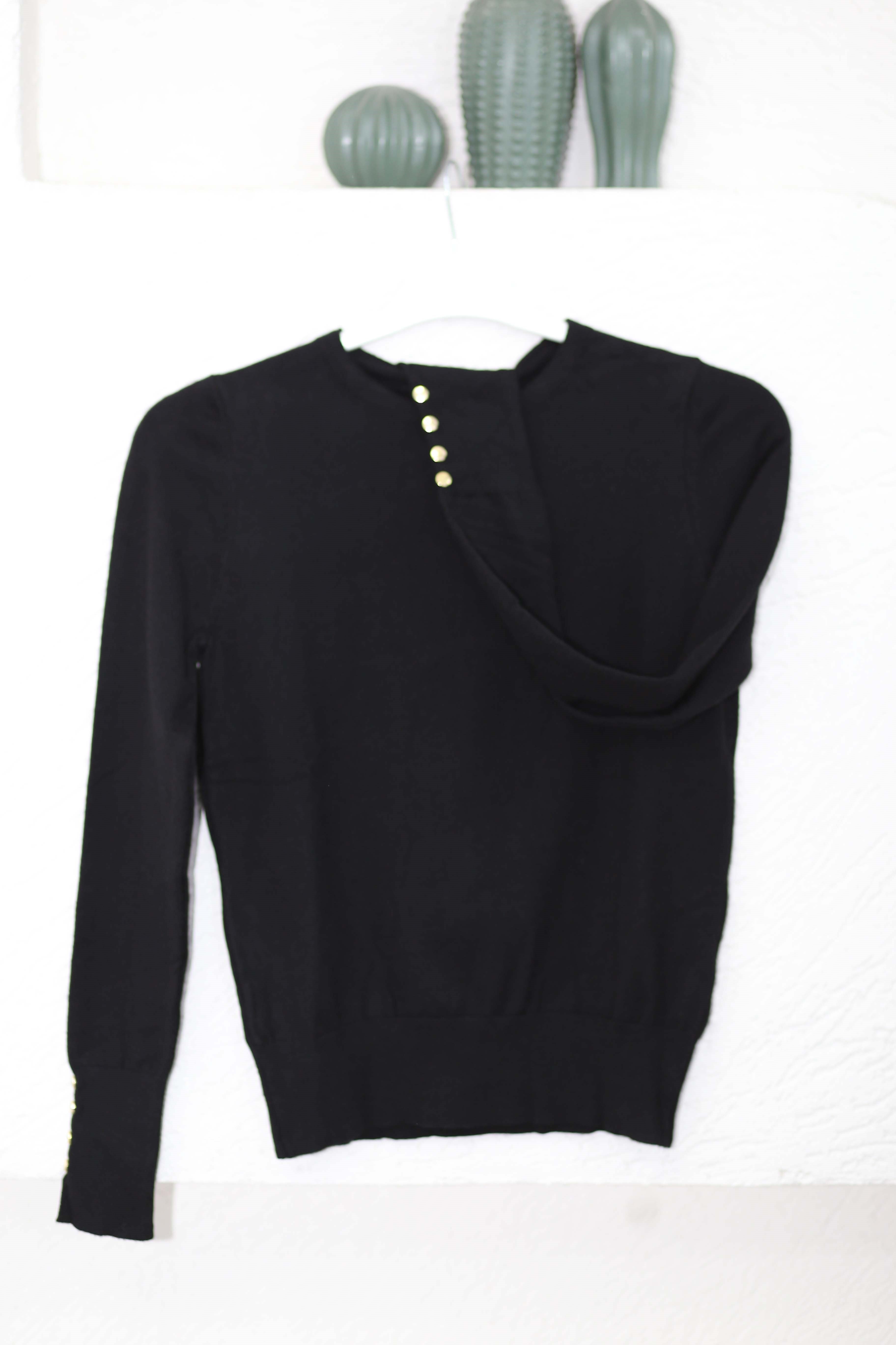 Zara Triko Badi Siyah 6116
