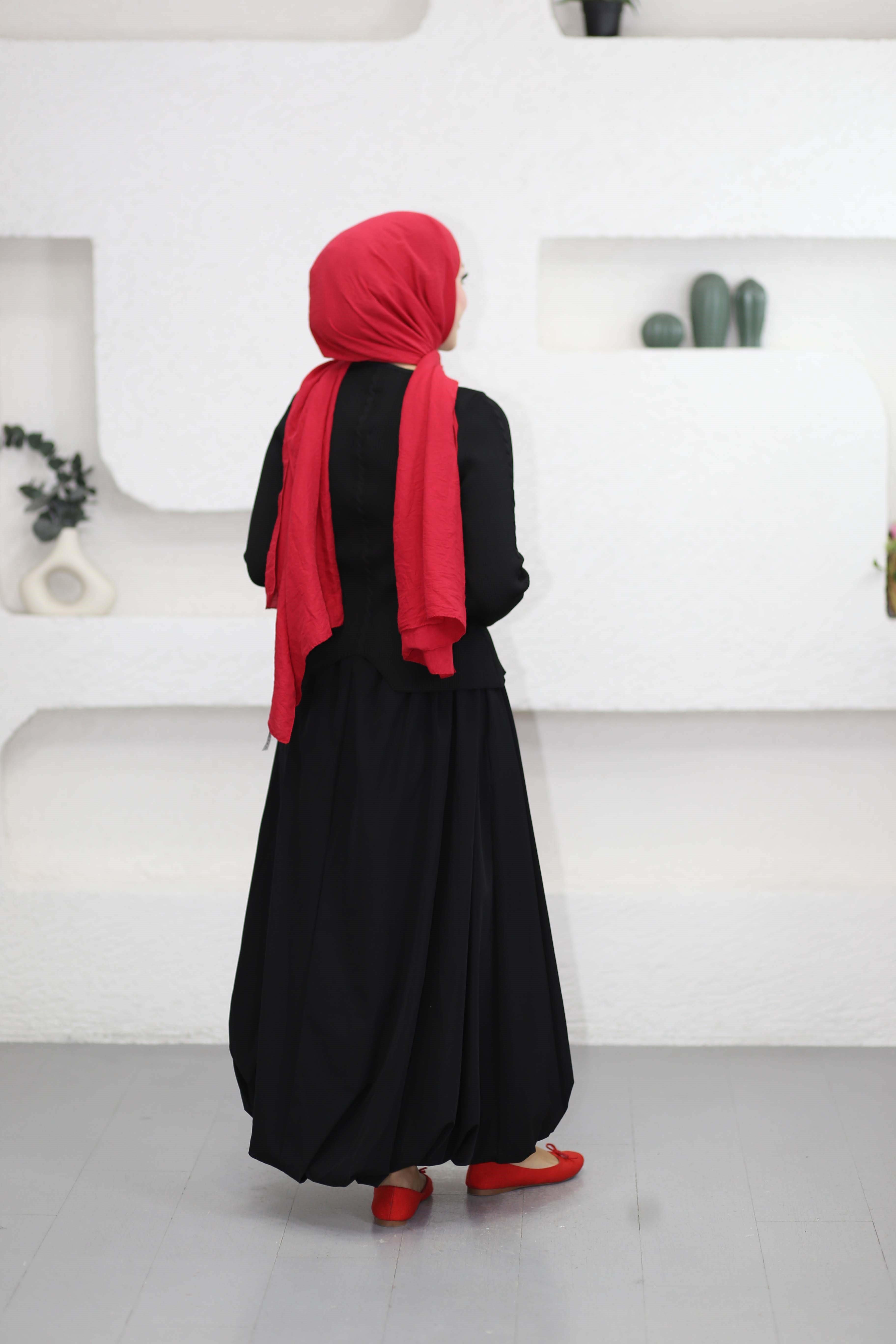 Fitilli Triko Badi Siyah 27013