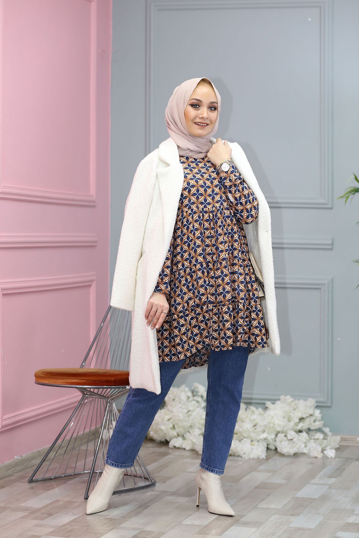 DESENLİ TUNİK 4545
