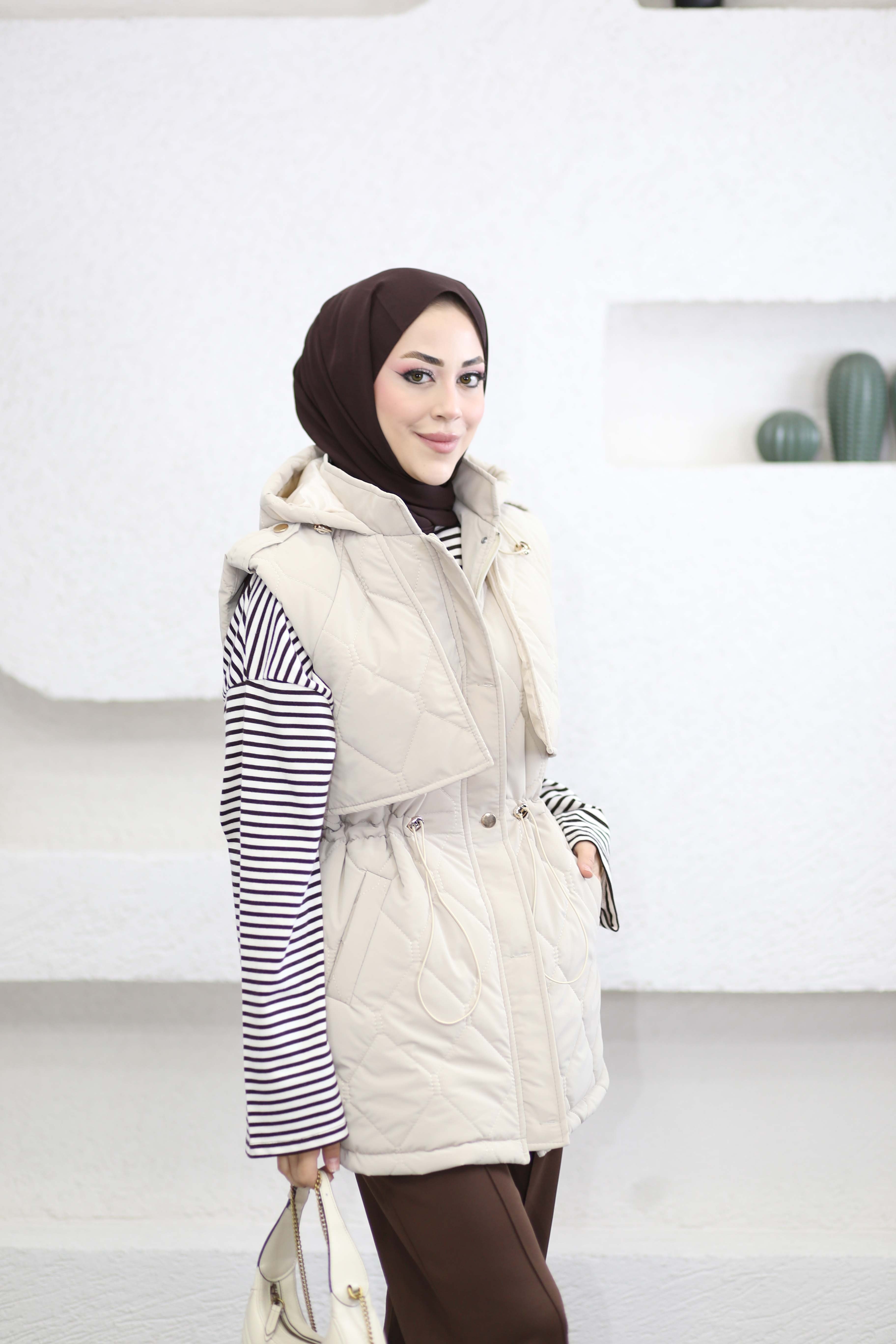 Erçin Yelek Bej 2254