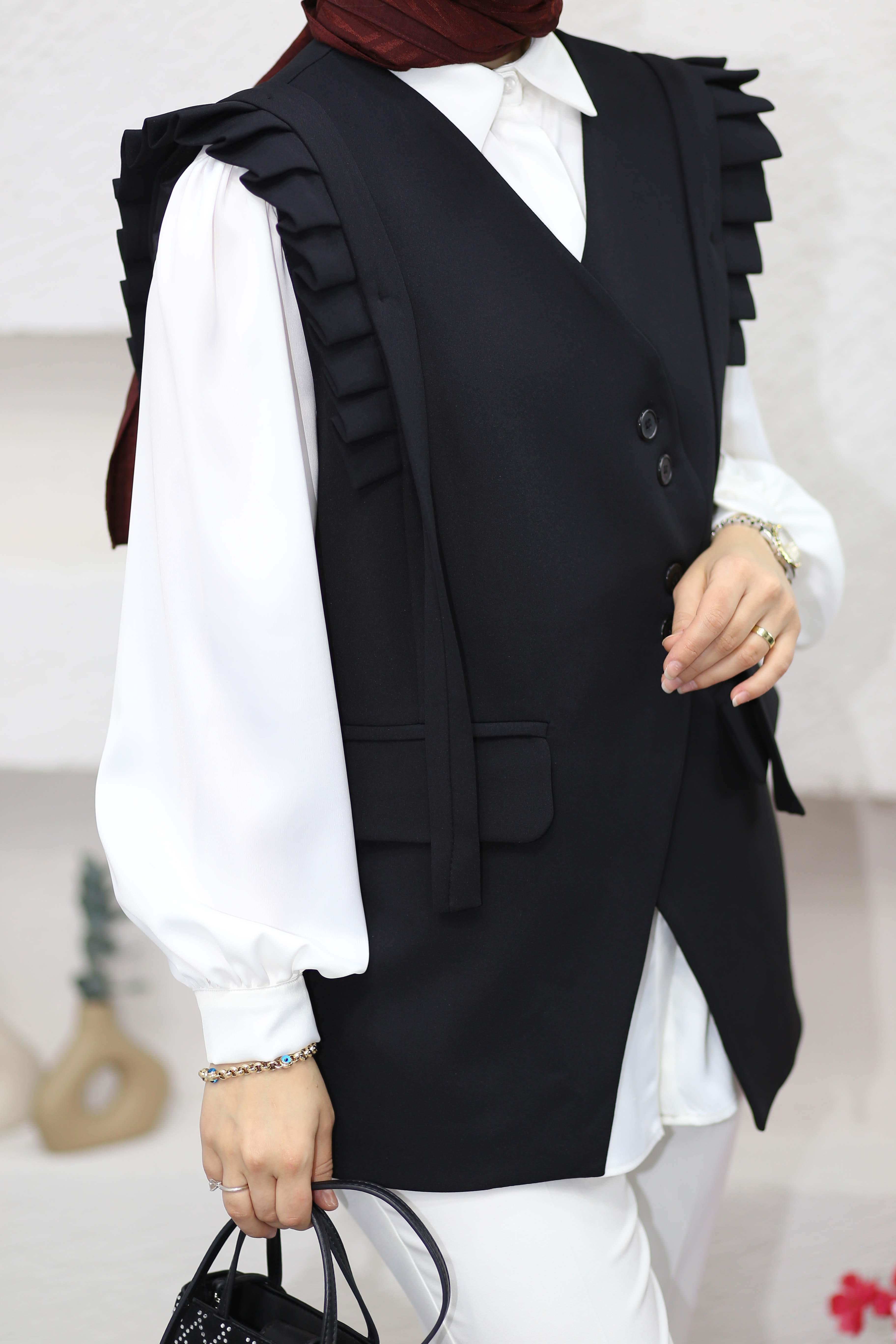 Stil Yelek Siyah 2963