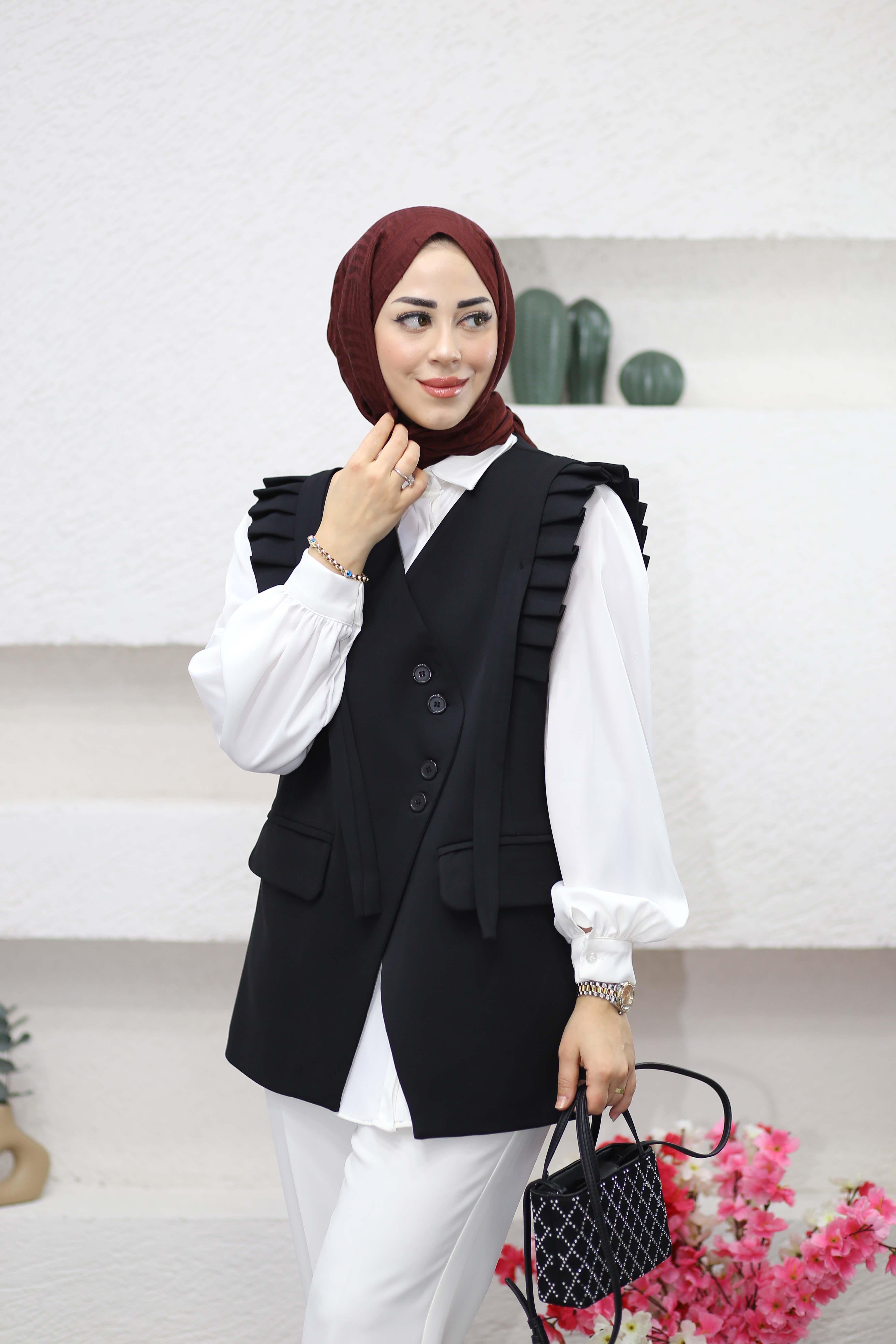 Stil Yelek Siyah 2963