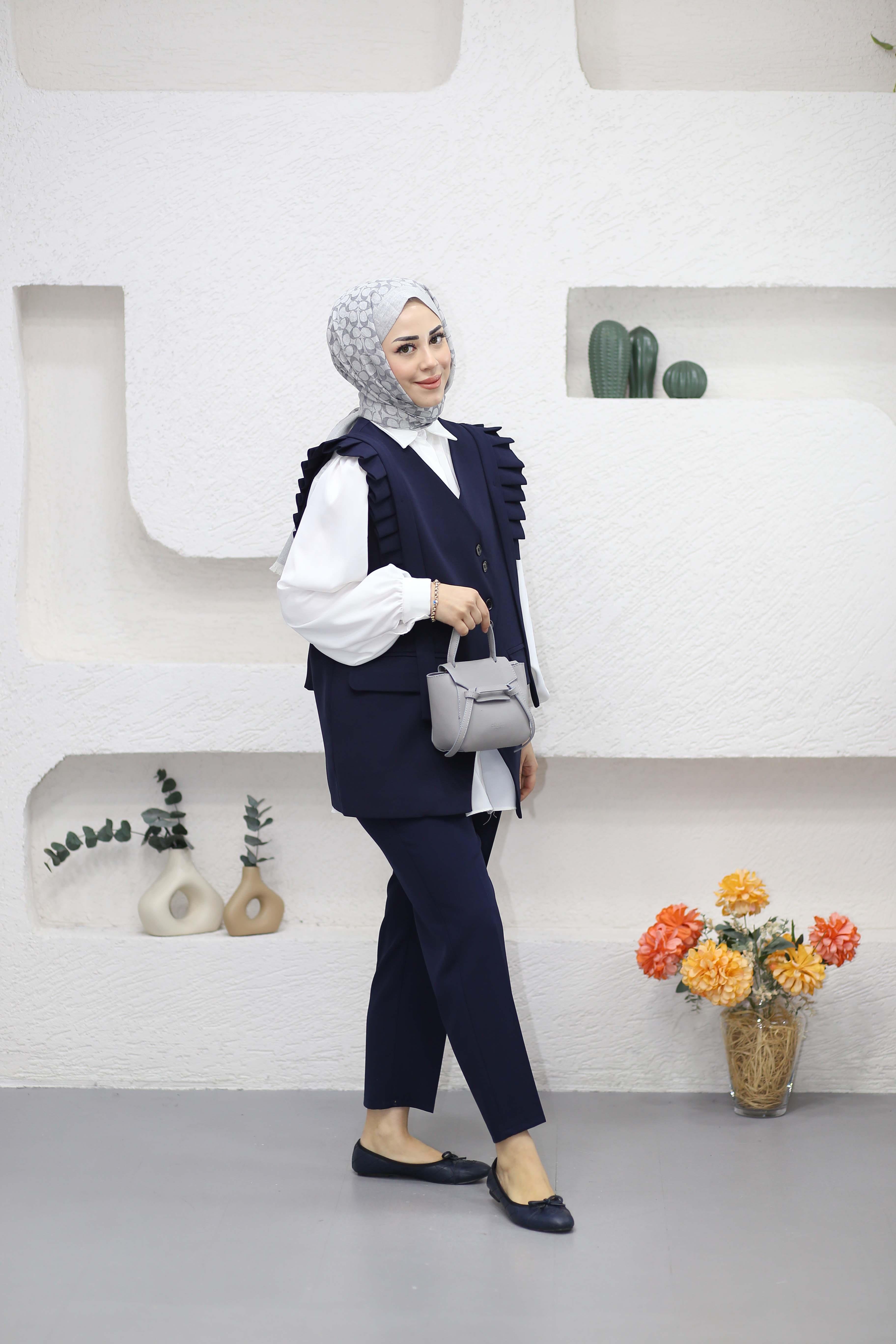 Stil Yelek Lacivert 2963