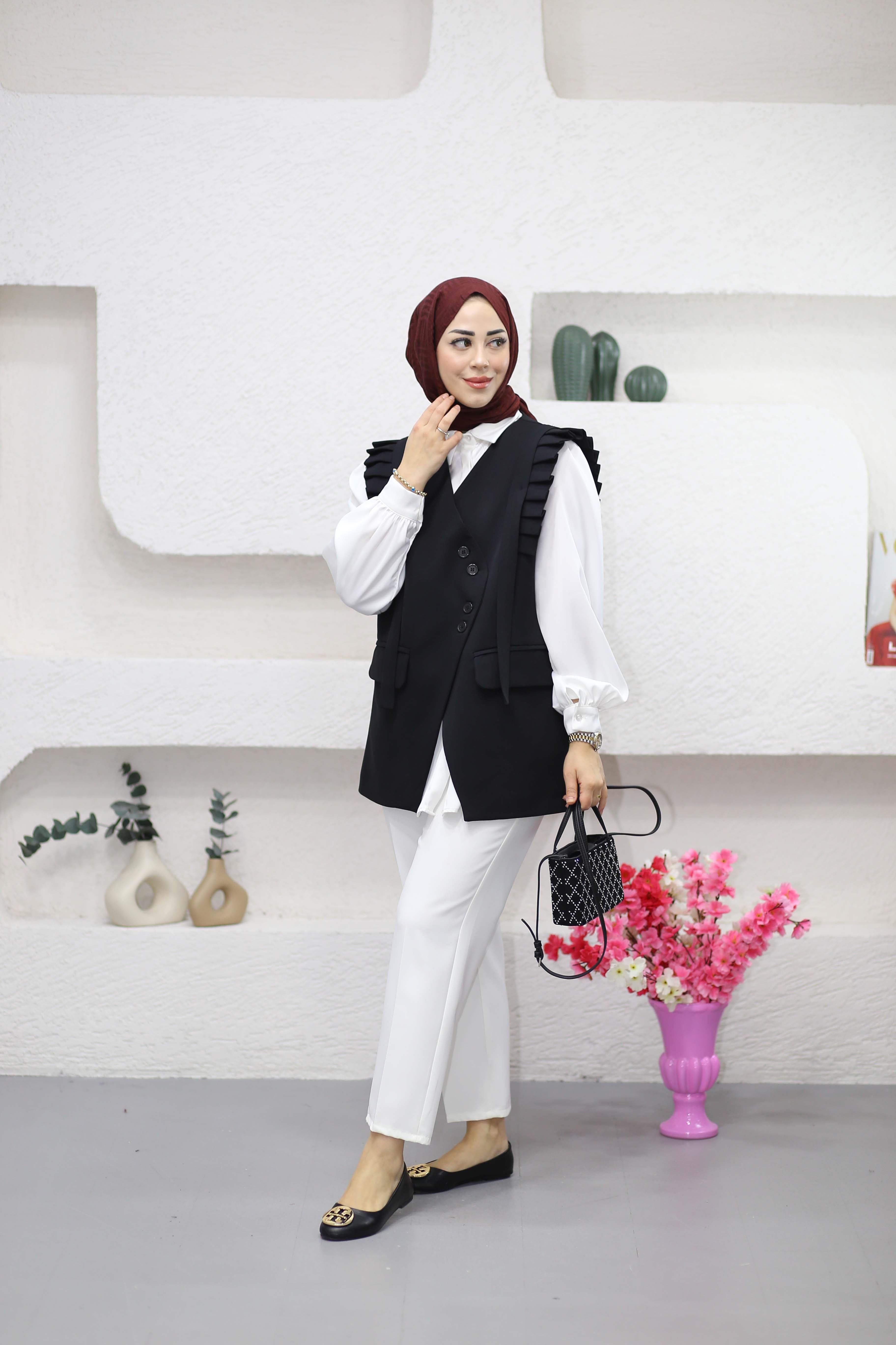 Stil Yelek Siyah 2963