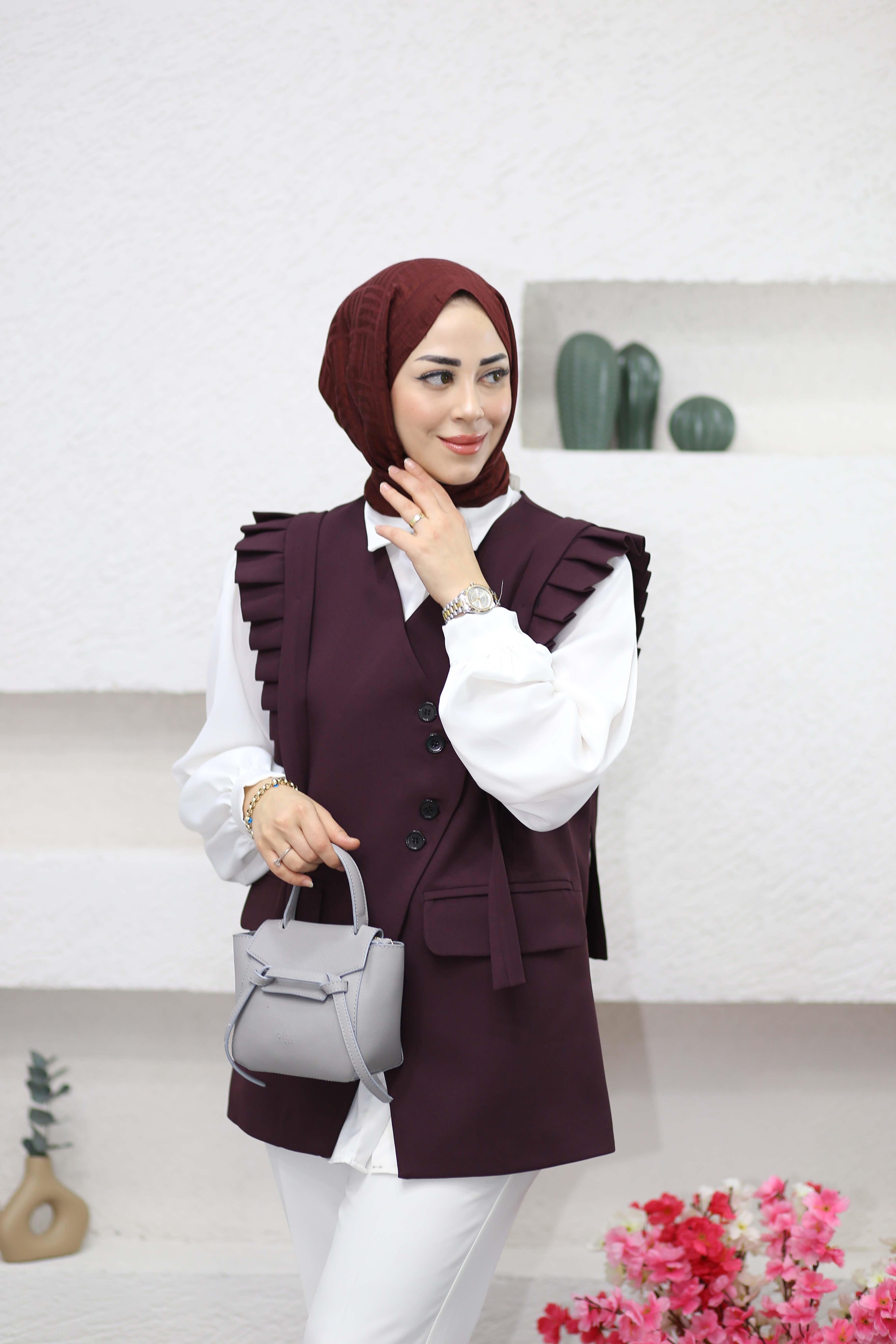 Stil Yelek Mürdüm 2963