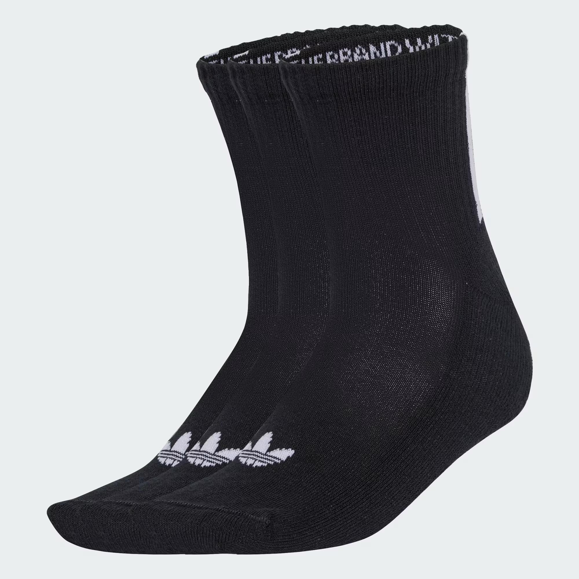 3S 1/4 SOCKS 3P - ADIDAS SIYAH