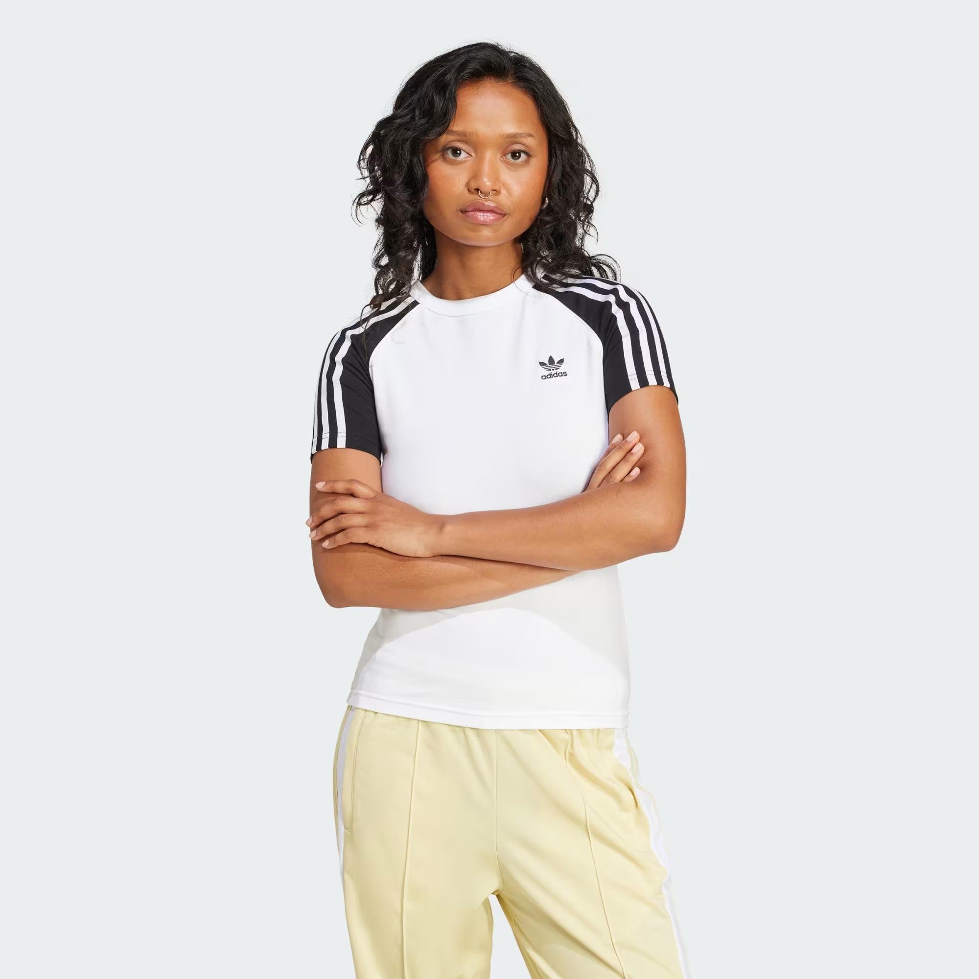 3S SLIM TEE - ADIDAS SIYAH