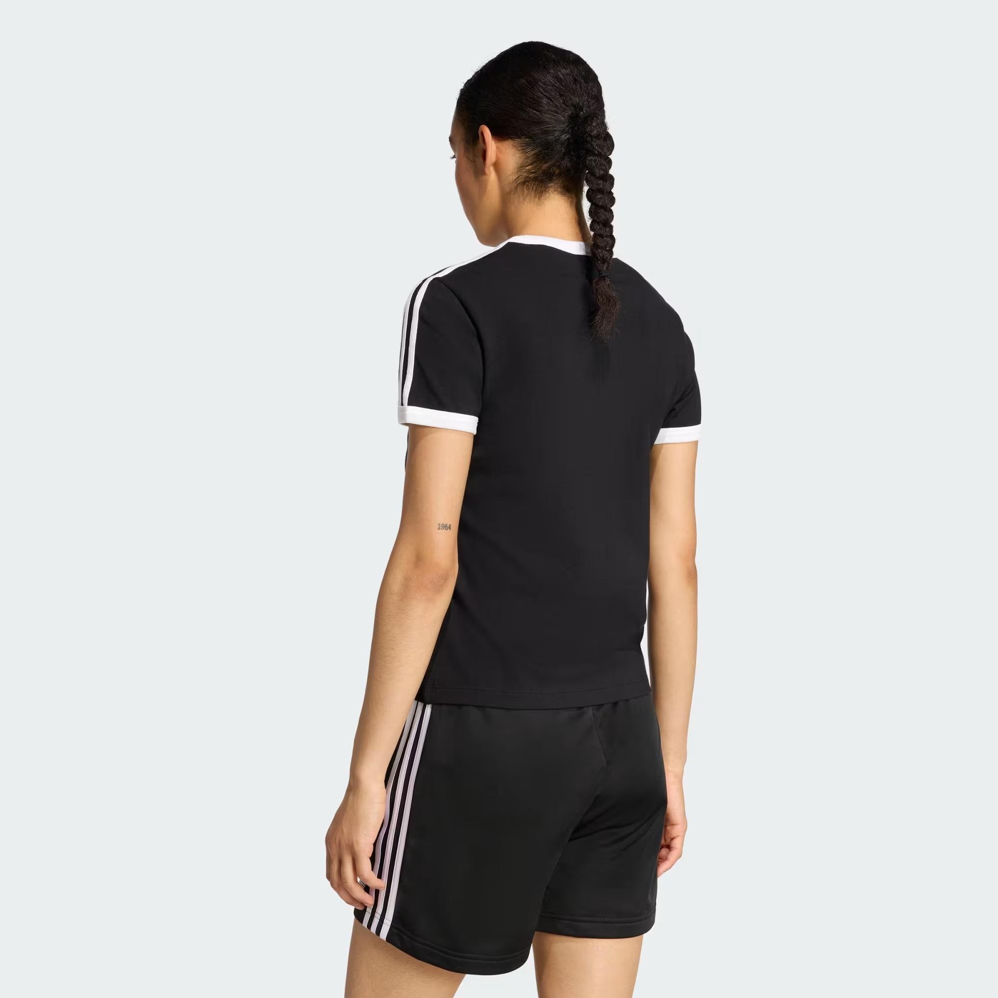 3S TEE SLIM - ADIDAS SIYAH