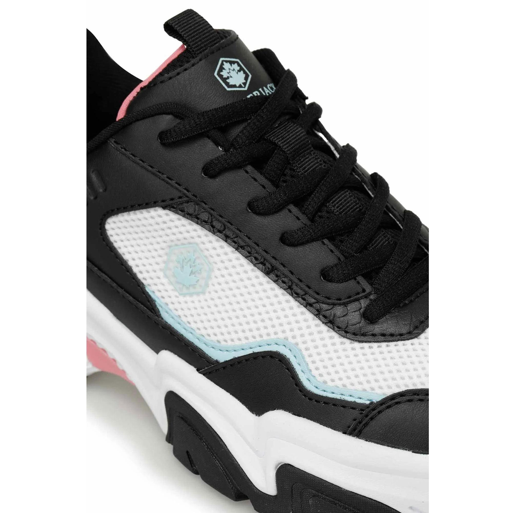 3W JOANNA WMN 3PR KADIN AYAKKABI - SİYAH/BEYAZ