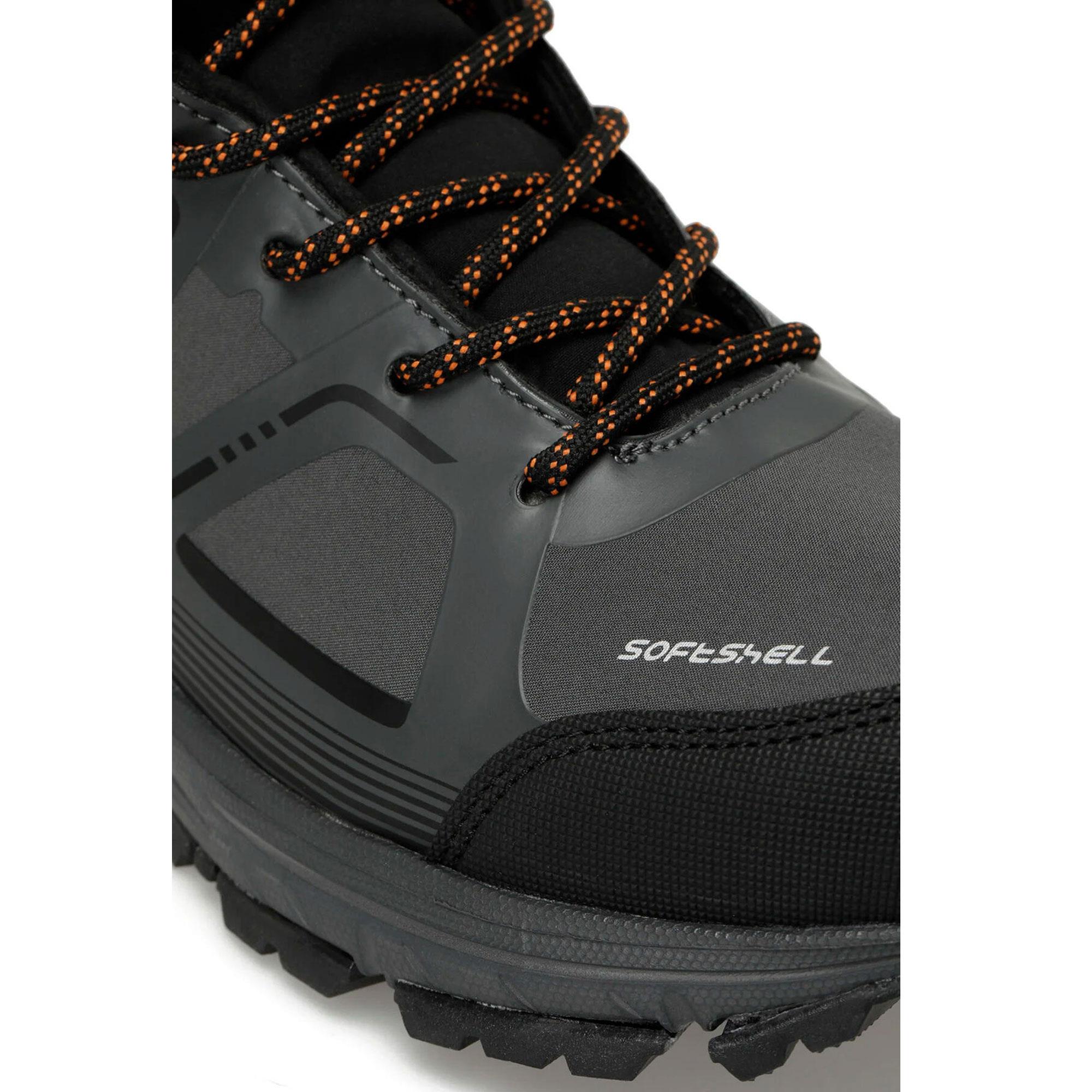 3W NORDA HI 3PR ERKEK AYAKKABI - GRİ/TURUNCU