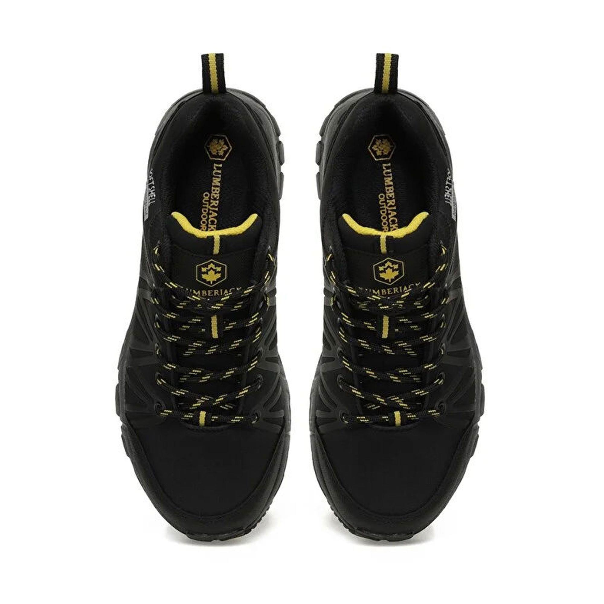 3W SHELL G 3PR KADIN AYAKKABI - SİYAH/SARI